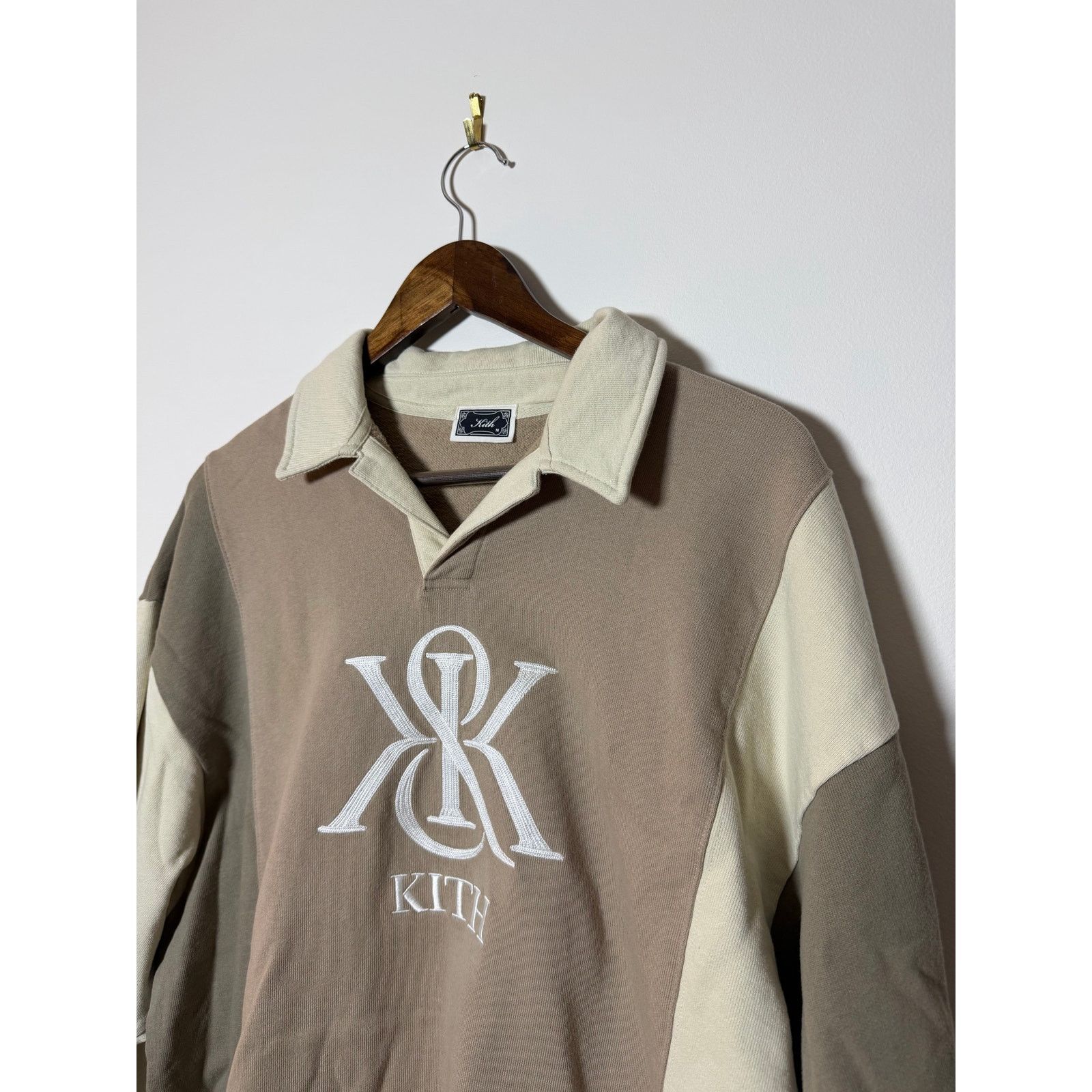 Kith Kith Nelson malt color block collared pullover Size US M / EU 48-50 / 2 - 2 Thumbnail