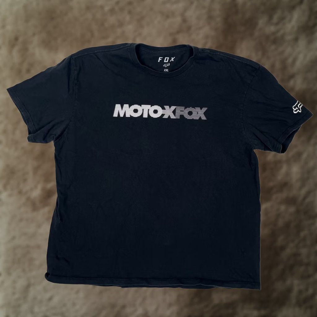 Spell Vintage Fox Racing Shirt Size 2XL Y2K Black Moto X Spell Out Size US XXL / EU 58 / 5 - 1 Thumbnail