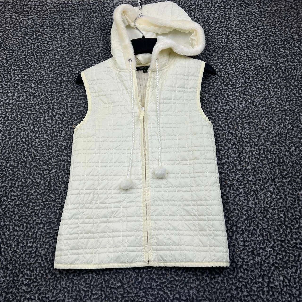 Other For Cynthia Vest Jacket Women Cream Full Zip Hooded PM Size M / US 6-8 / IT 42-44 - 1 Thumbnail