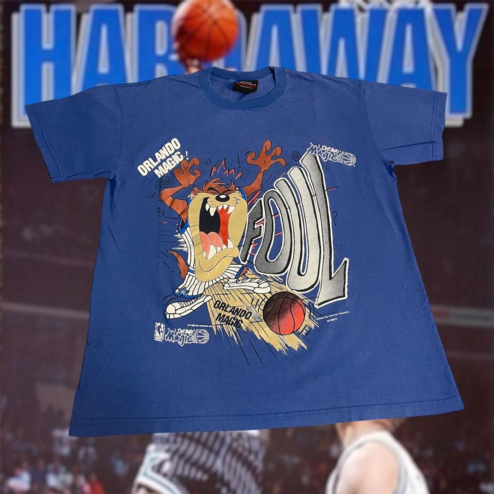 NBA × Vintage Vintage 1993 NBA Taz Orlando Magic Basketball Looney Tee Size US L / EU 52-54 / 3 - 1 Thumbnail