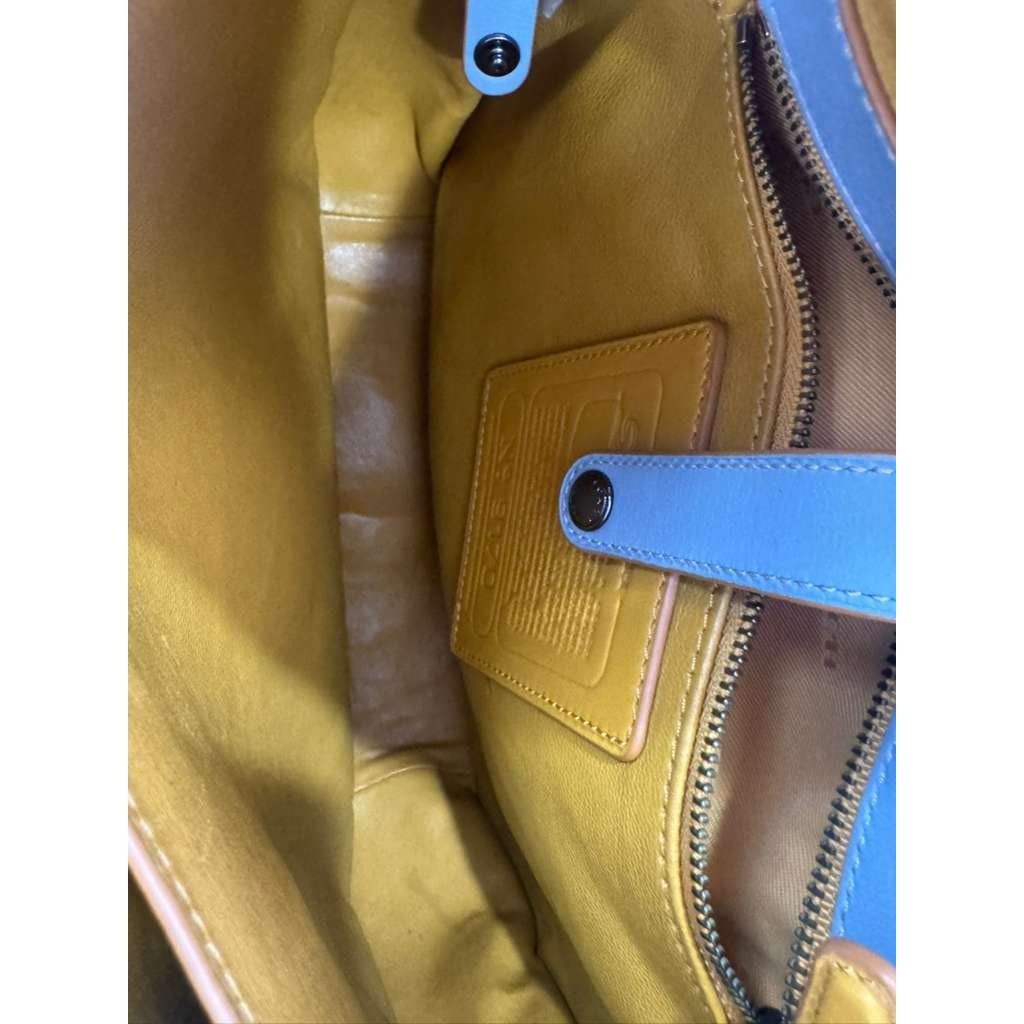 Coach Coach 75th Anniversary Light Blue Leather Crossbody Bag Size ONE SIZE - 10 Thumbnail