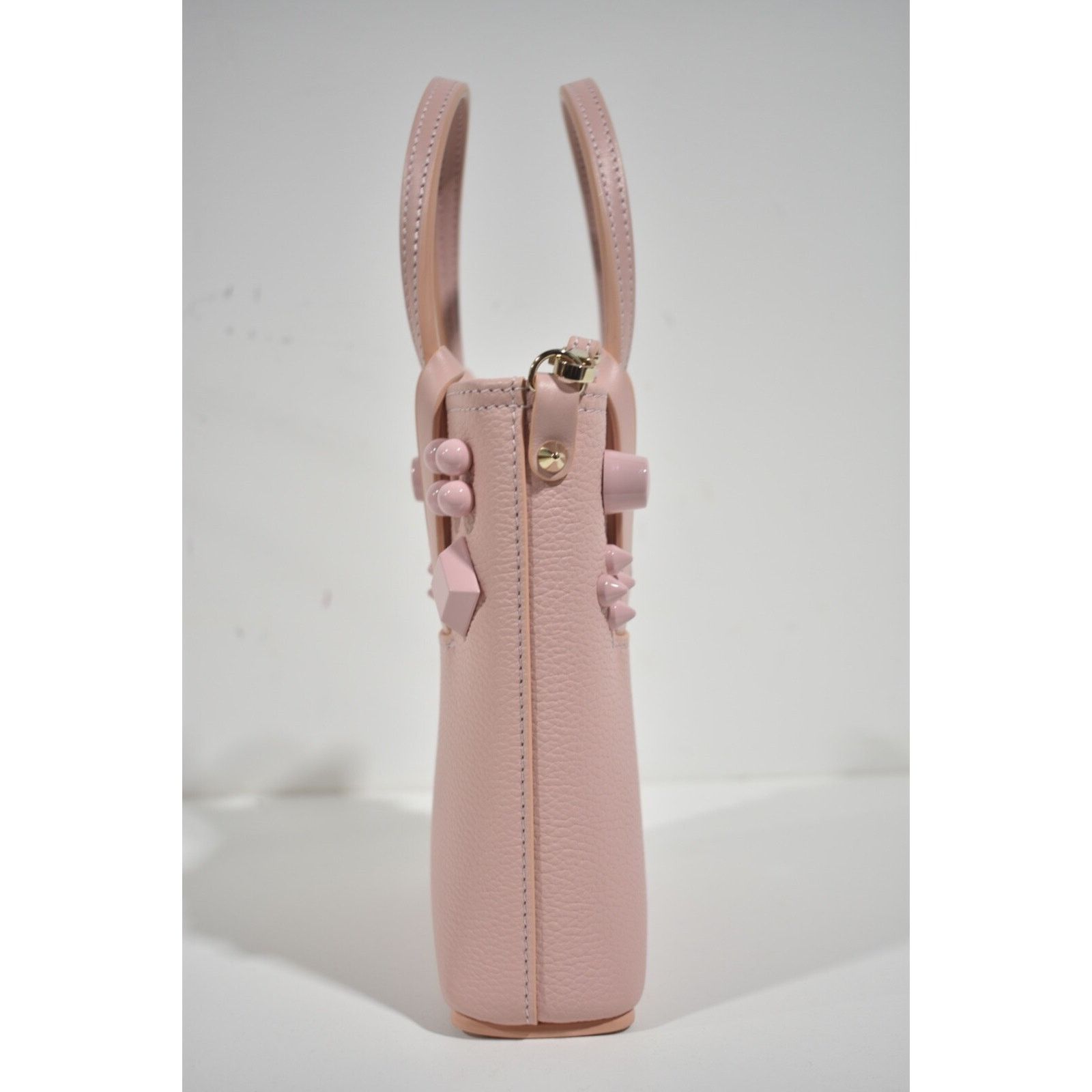 Christian Louboutin Christian Louboutin Stud Calf Leather Tote Crossbody Bag Size ONE SIZE - 10 Thumbnail