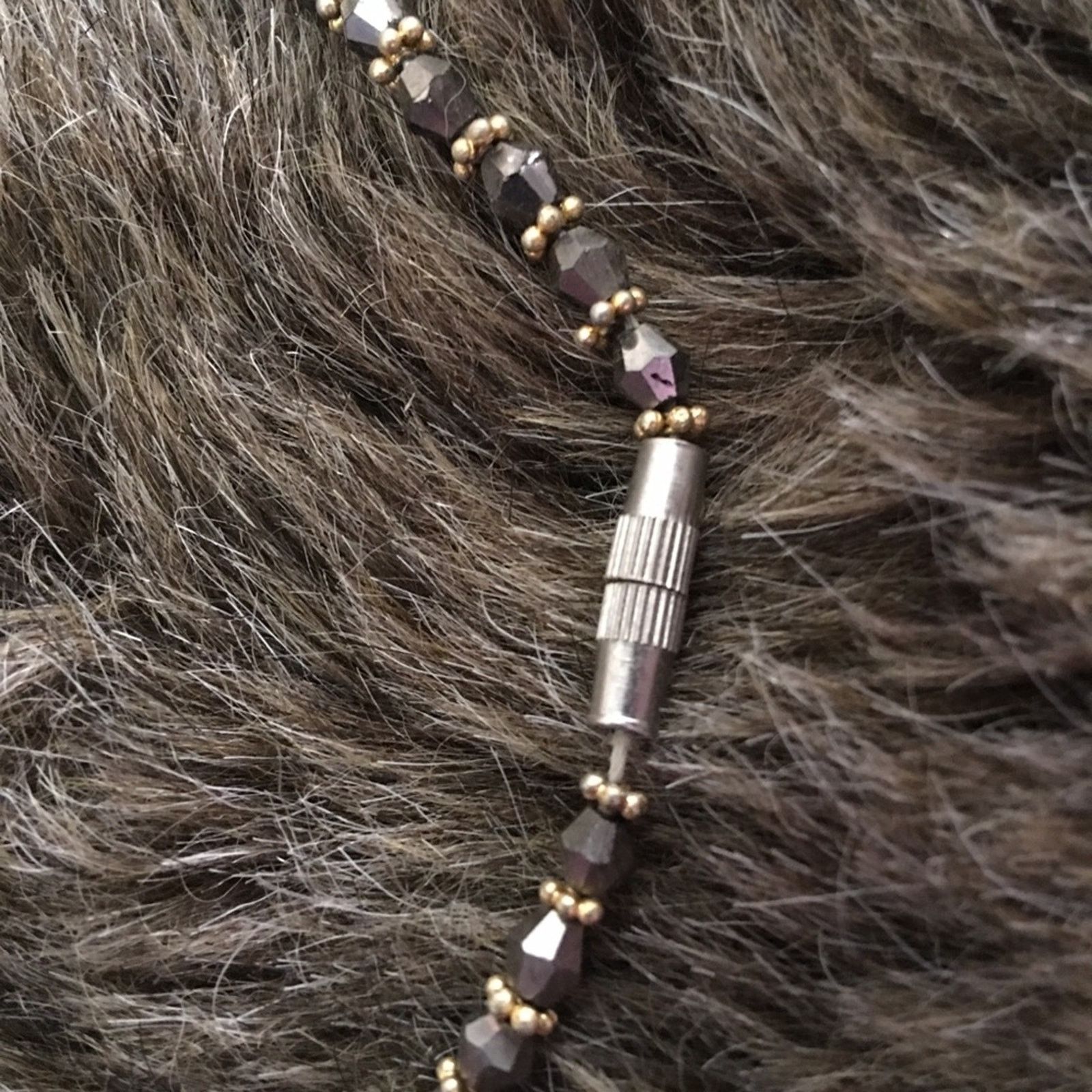 Vintage Vintage 70s sparkle bicone bead choker necklace Size ONE SIZE - 7 Thumbnail