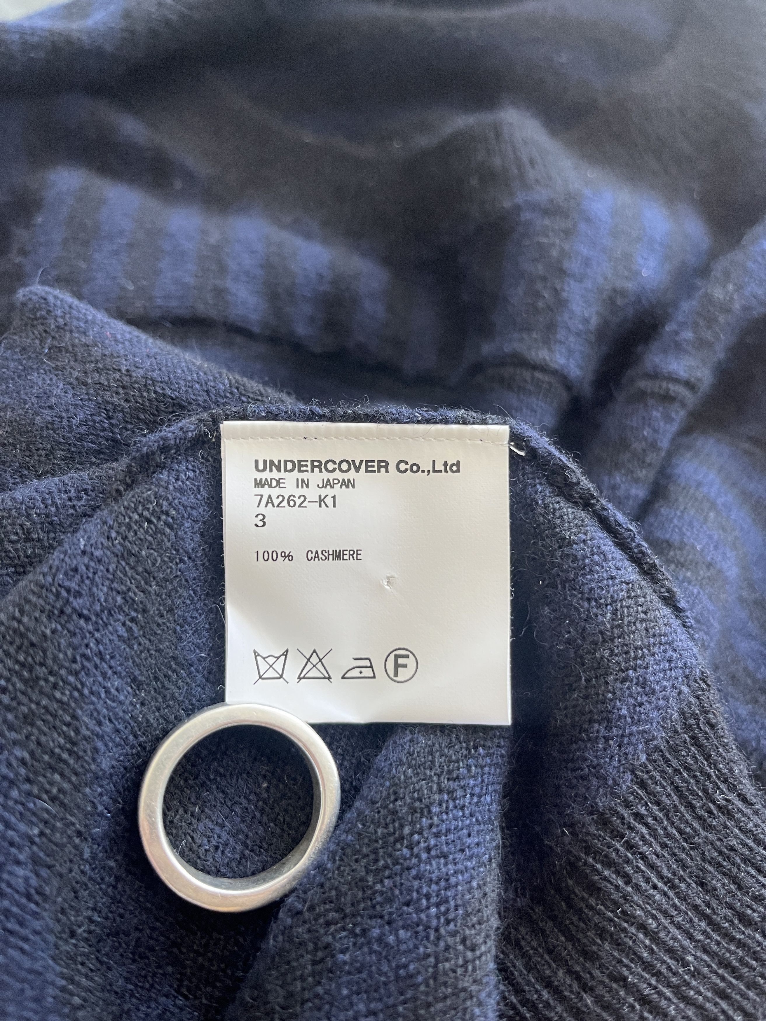 Undercover Undercover striped cashmere crew neck sweater sz 3 Size US M / EU 48-50 / 2 - 9 Thumbnail