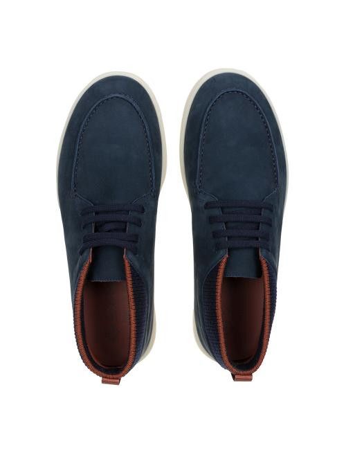 Loro Piana o1loc1c0126 Soho Ankle Boots in Blue Size US 9 / EU 42 - 4 Thumbnail