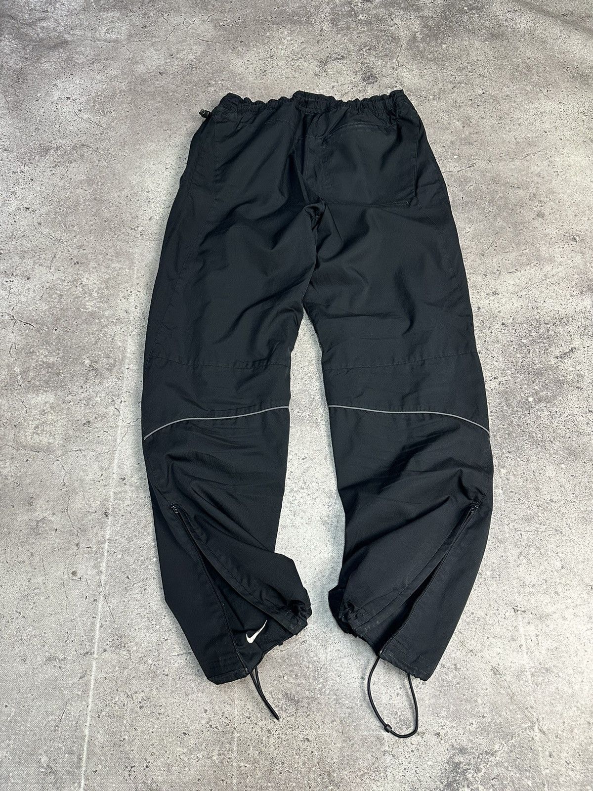 Nike × Vintage Vintage Nike Drill Nylon Pants Embroidered Logo Y2K Size US 32 / EU 48 - 7 Thumbnail