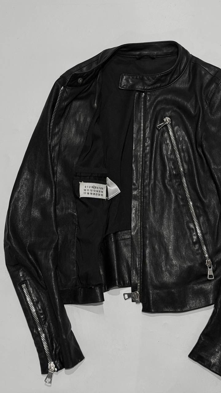 Maison Margiela SS05 Maison Martin Margiela 5 zip Leather Jacket Size S / US 4 / IT 40 - 2 Thumbnail