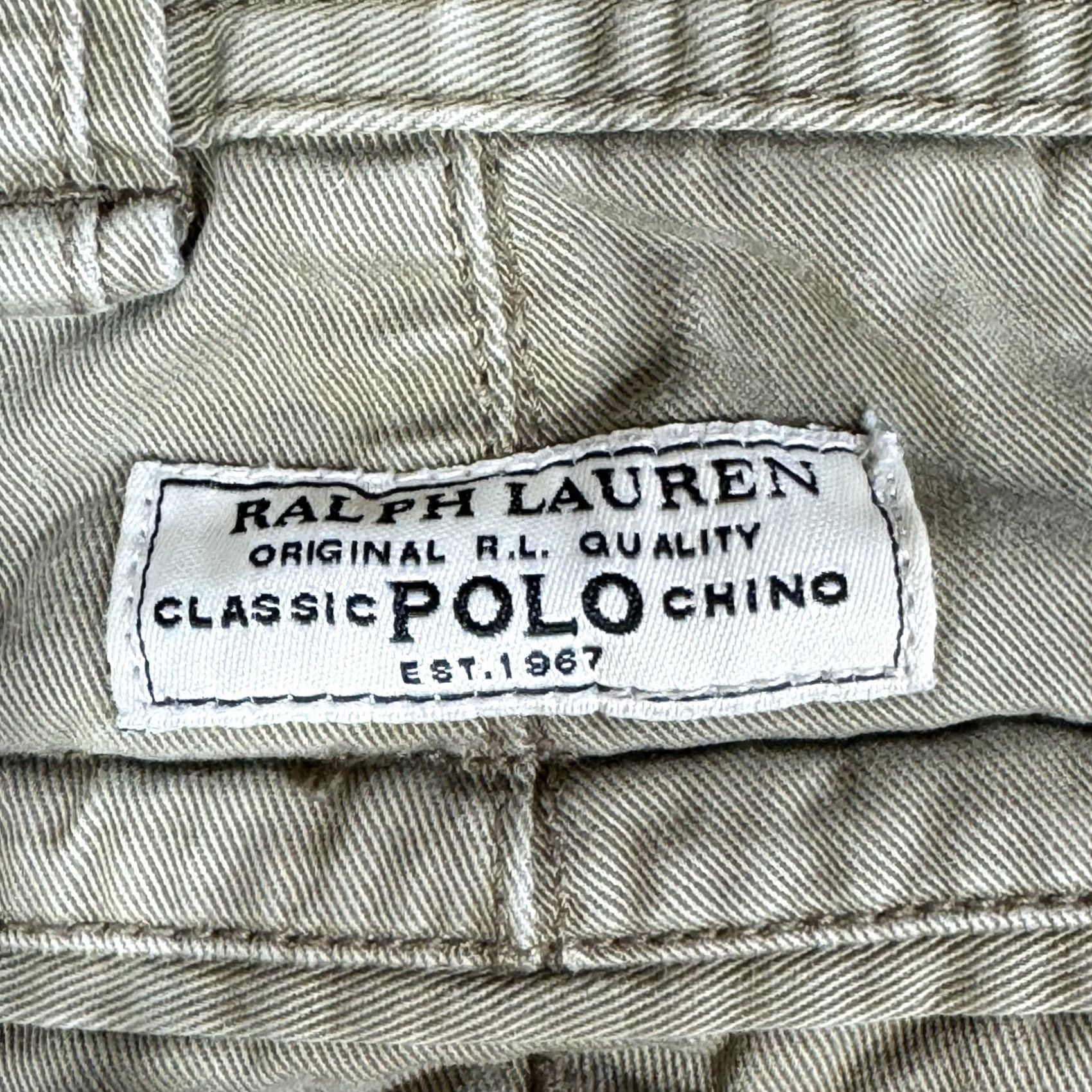 Polo Ralph Lauren VINTAGE Polo Ralph Lauren Cargo Shorts Mens 40 Khaki Classic Chino Utility Pockets Size US L / EU 52-54 / 3 - 3 Thumbnail