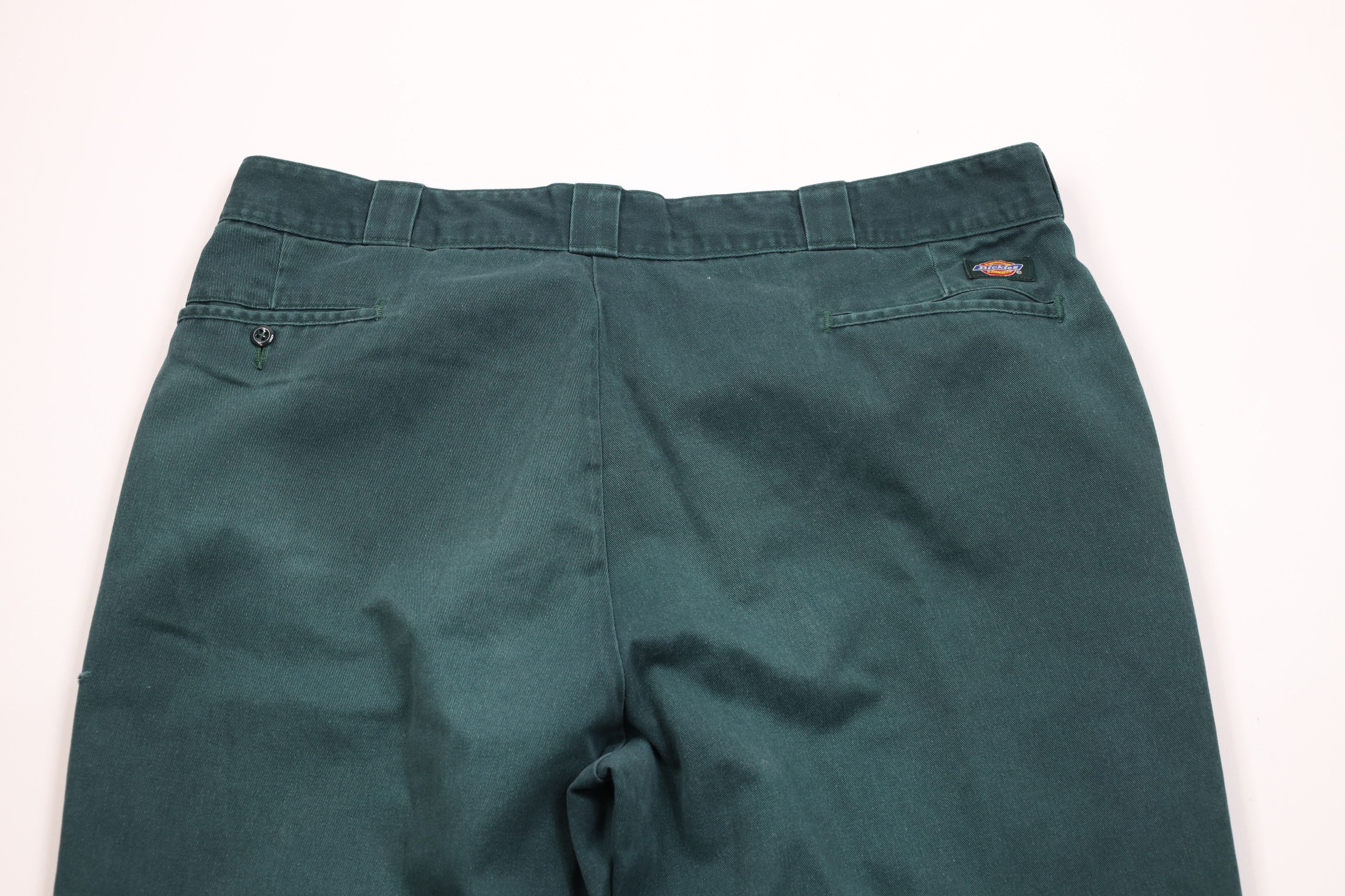 Dickies × Vintage Vintage Dickies Spell Out Wide Leg Workwear Pants Green Size US 42 / EU 58 - 12 Thumbnail