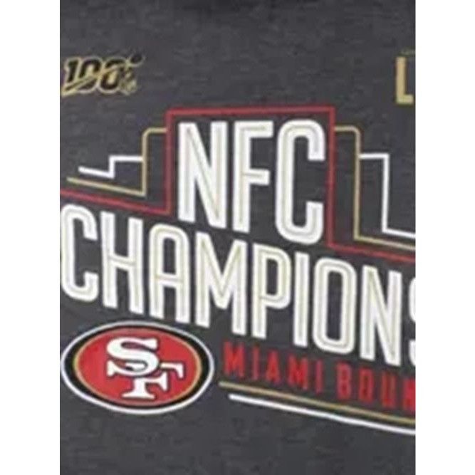 Vintage Fanatics NFC Champions San Francisco 49ers Football Hoodie Size M / US 6-8 / IT 42-44 - 6 Thumbnail