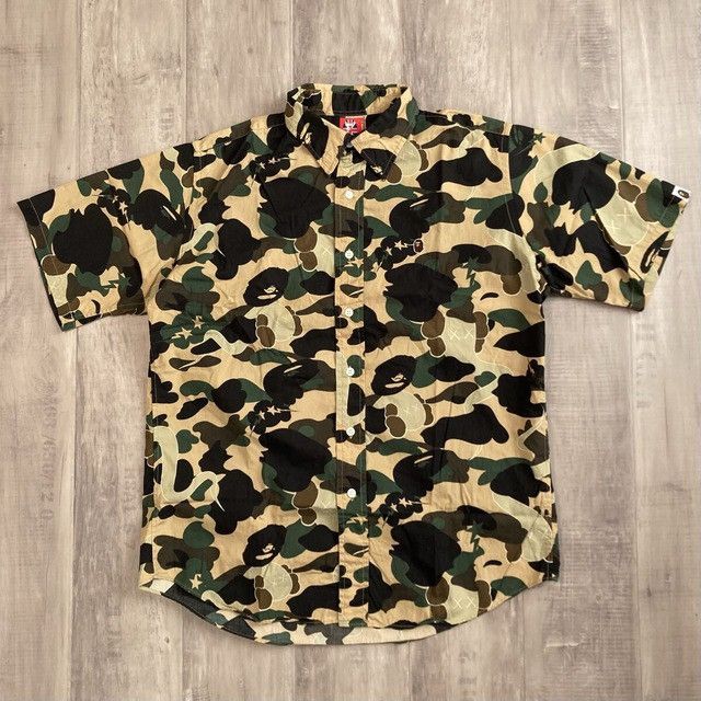 Bape × Kaws BAPE × KAWS Bendy 1st Camo Yellow Shirt a bathing ape NIGO Size US M / EU 48-50 / 2 - 2 Thumbnail