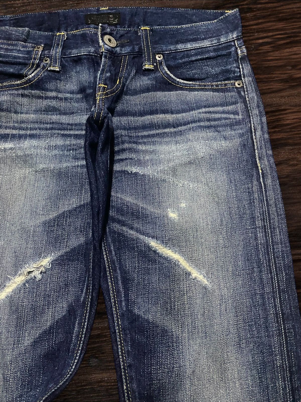 MOUSSY Moussy Vintage Distressed Faded Wash Flare Woman Jeans Size US 30 / EU 46 - 8 Thumbnail