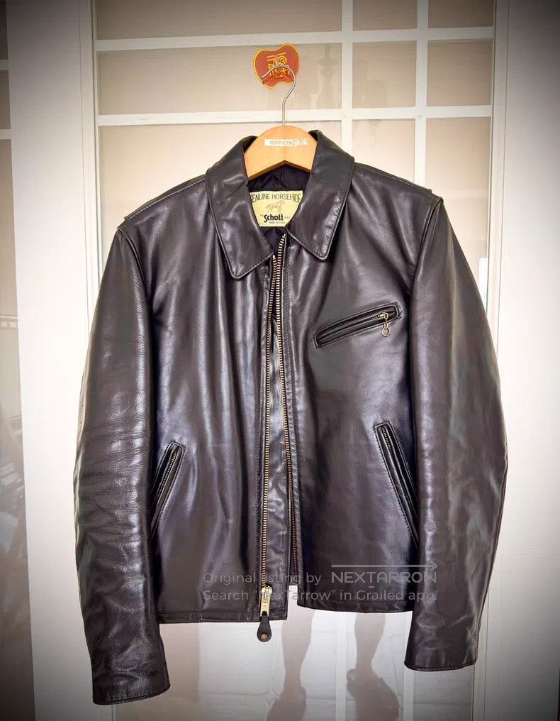 Schott Schott 689H horse leather jacket Size US S / EU 44-46 / 1 - 1 Thumbnail