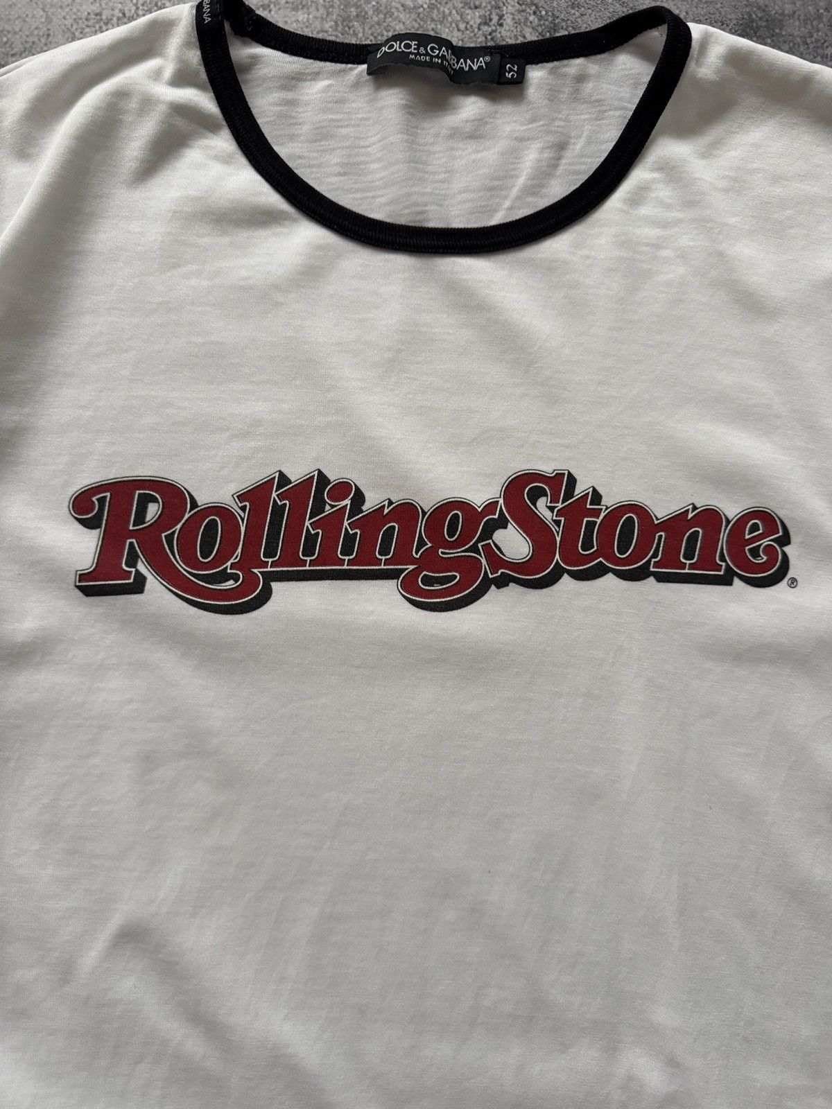 Dolce & Gabbana Dolce & Gabbana The Rolling Stones Vintage T-Shirt Size US L / EU 52-54 / 3 - 6 Thumbnail
