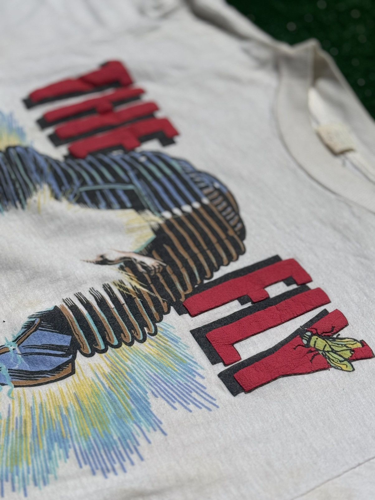 Vintage The Fly Movie Promo T-Shirt Size US XL / EU 56 / 4 - 3 Thumbnail