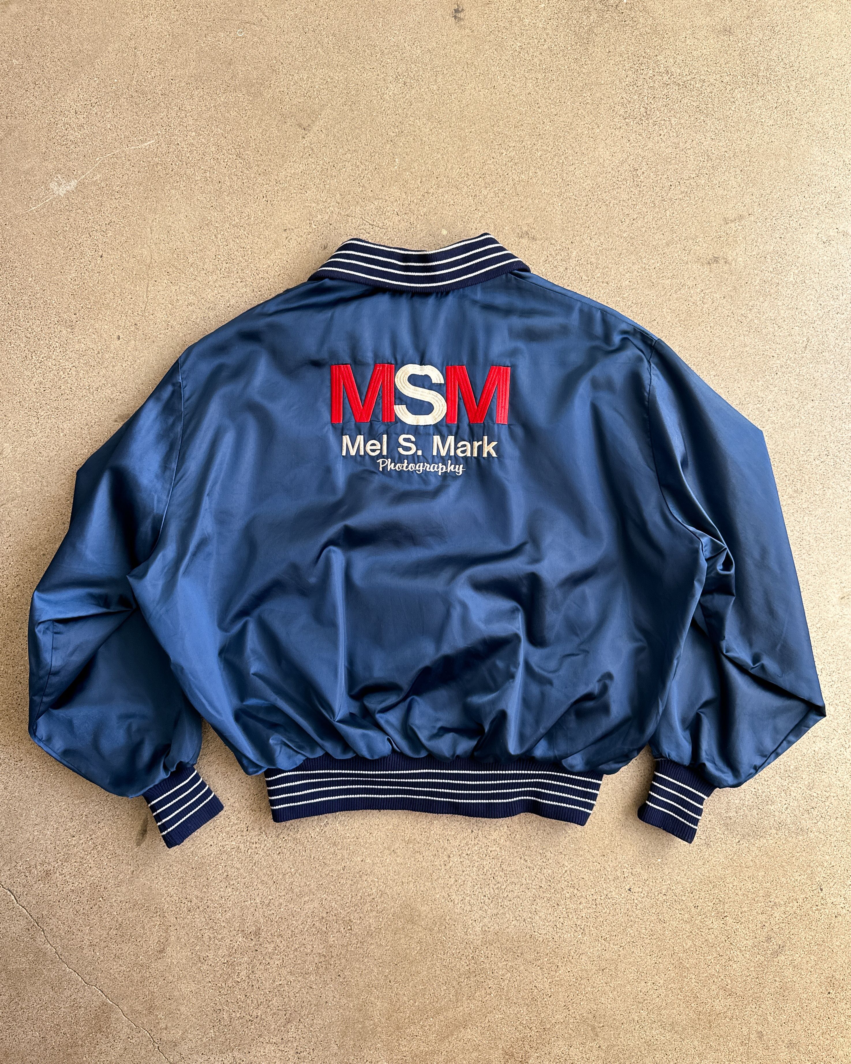 Vintage Vintage 80s Delong Nylon Satin Jacket Blue 2XL Photographer Size US XXL / EU 58 / 5 - 3 Thumbnail