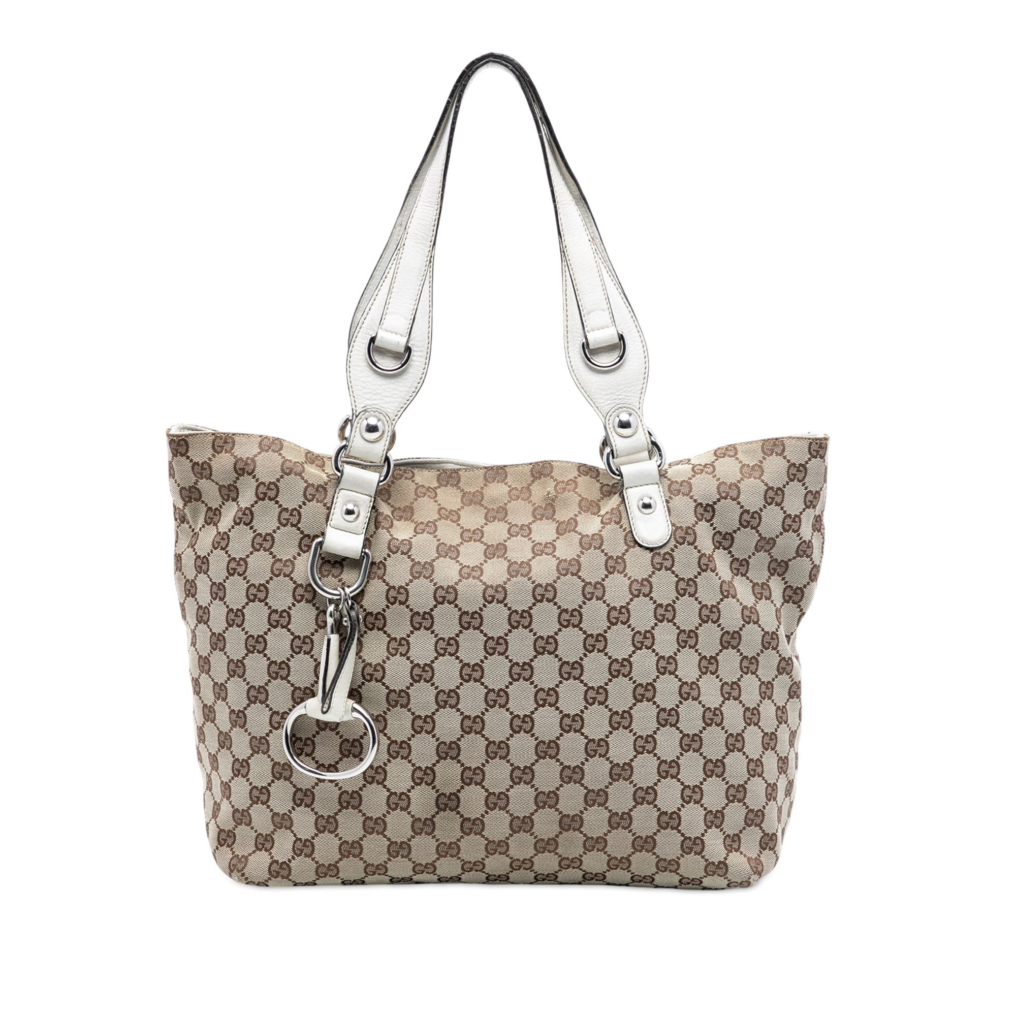 Gucci Gucci Medium GG Canvas Icon Bit Tote Size ONE SIZE - 1 Thumbnail