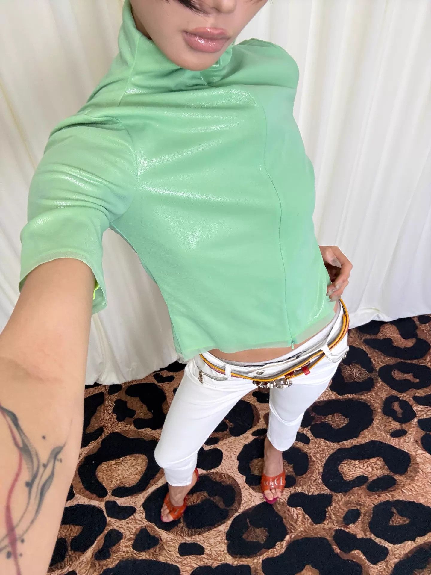 Versace Versace Vtg White Low-Rise Skinny 9Pant 26 Size 26" / US 2 / IT 38 - 7 Thumbnail