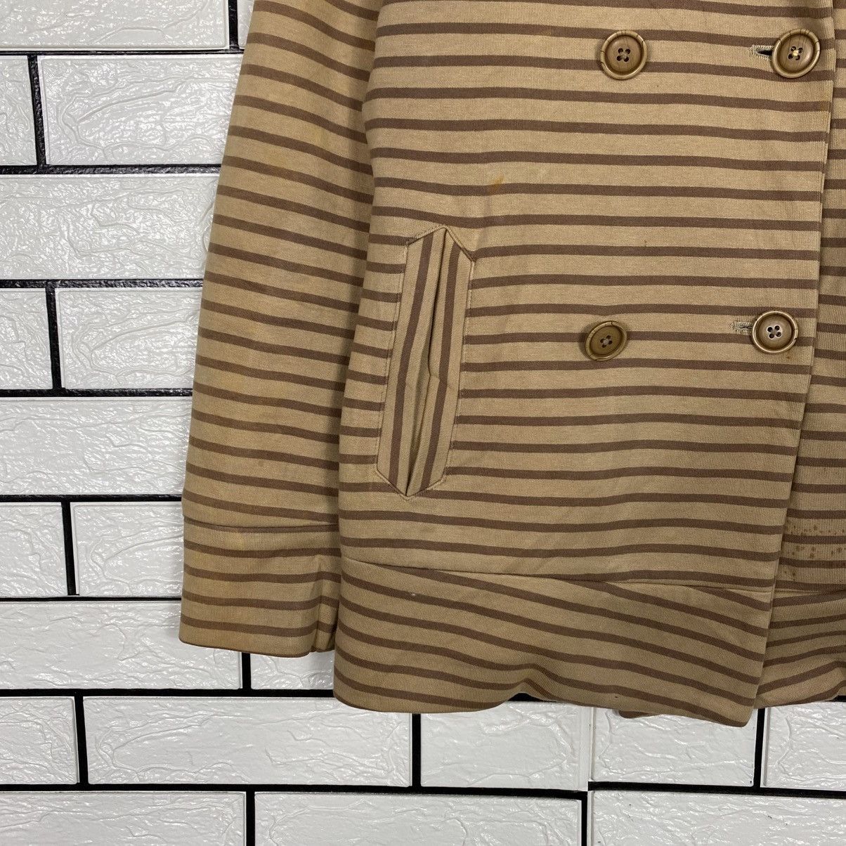 Japanese Brand 📌Vintage Striped Cardigan Bomber Boston Nine Issey Miyake Size US M / EU 48-50 / 2 - 5 Thumbnail