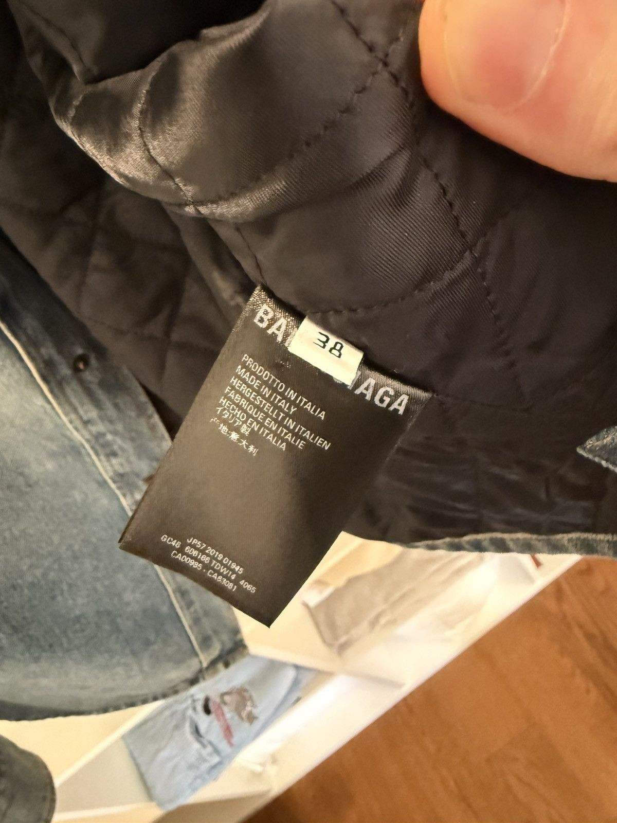 Balenciaga Balenciaga Denim Canadian Swing Shirt Jacket Size US L / EU 52-54 / 3 - 5 Thumbnail