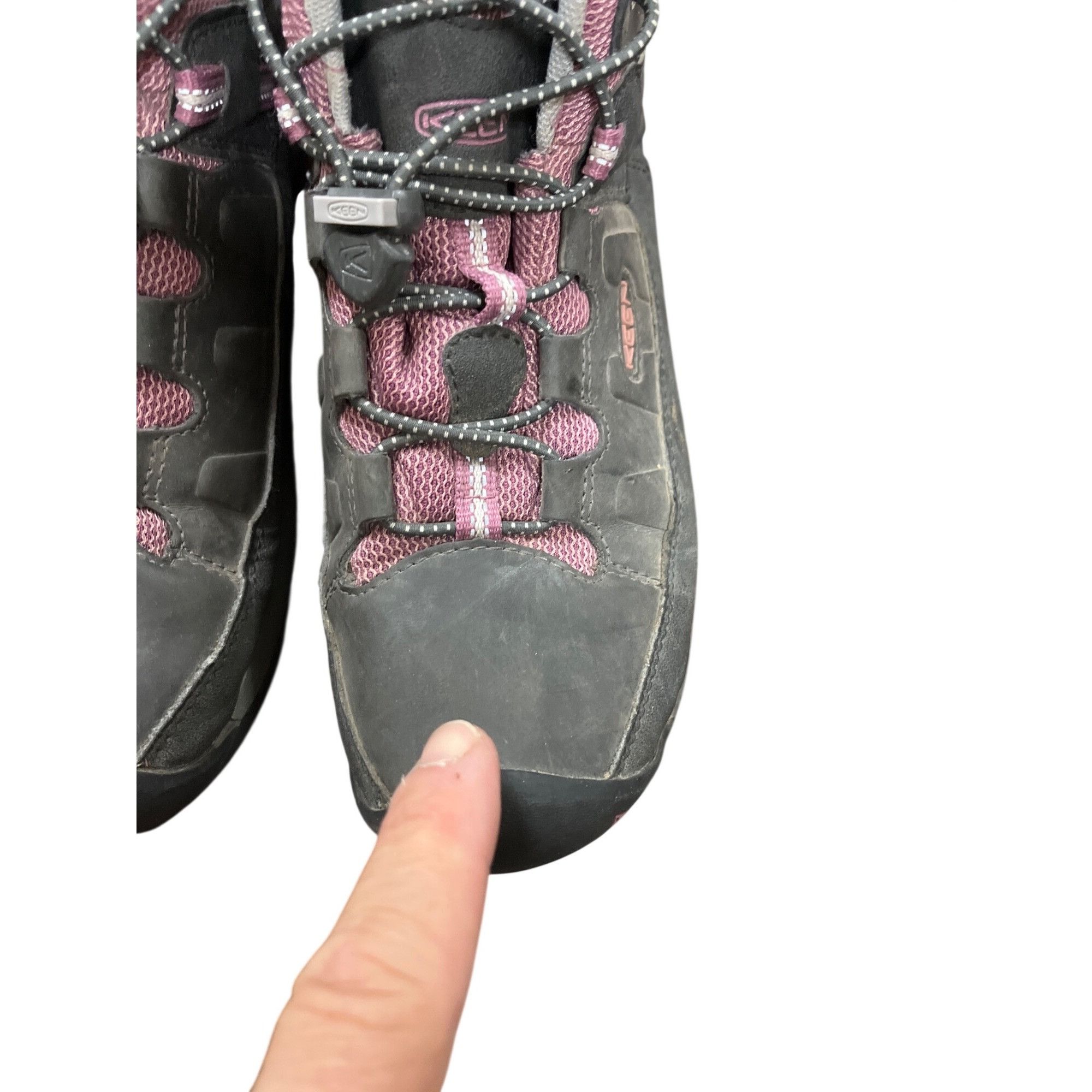 KEEN Keen Dry waterproof wms gray pink trail hiking ankle boots s Size US 6 / IT 36 - 14 Thumbnail