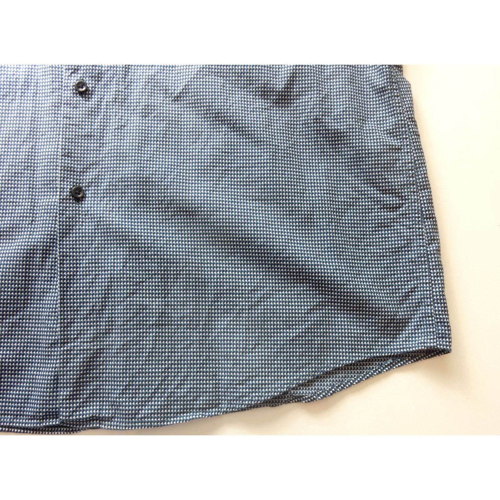 Hugo Boss HUGO BOSS Men's Button-Up Shirt Slim Fit XL Blue 44/17.5 Long Sleeve Size US XL / EU 56 / 4 - 4 Thumbnail