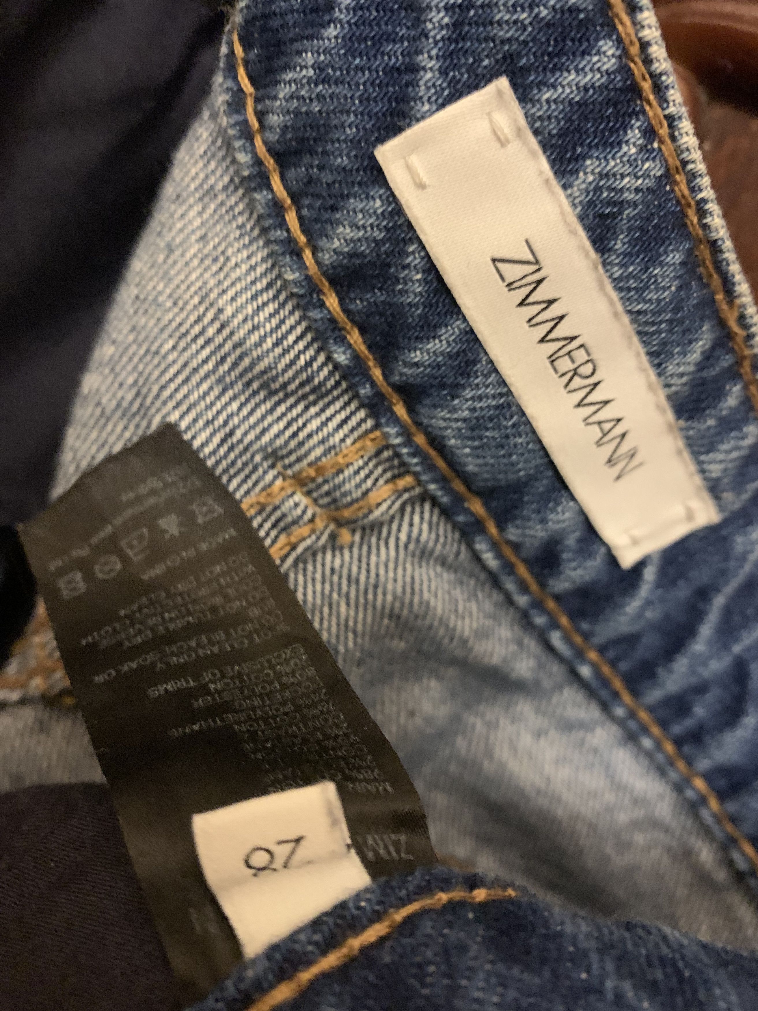 Zimmermann Two-tone rhythmic pencil jeans Size 28" / US 6 / IT 42 - 3 Thumbnail