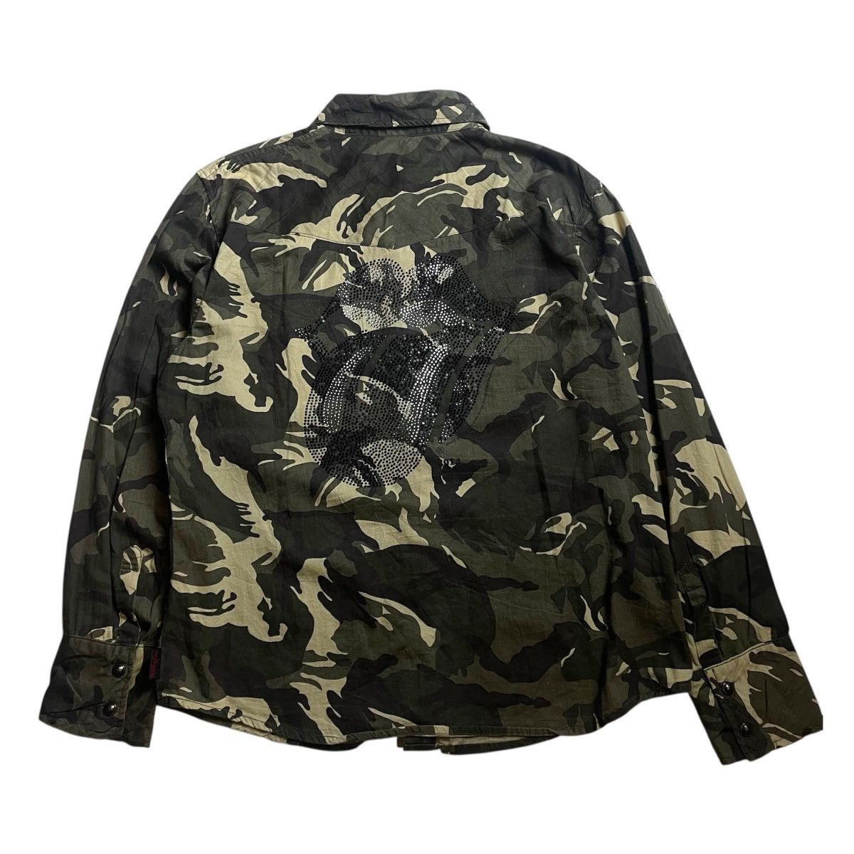 JACKROSE × Japanese Brand × The Rolling Stones 2014 JACKROSES x THE ROLLING STONES embroidery shirt Size US L / EU 52-54 / 3 - 1 Thumbnail