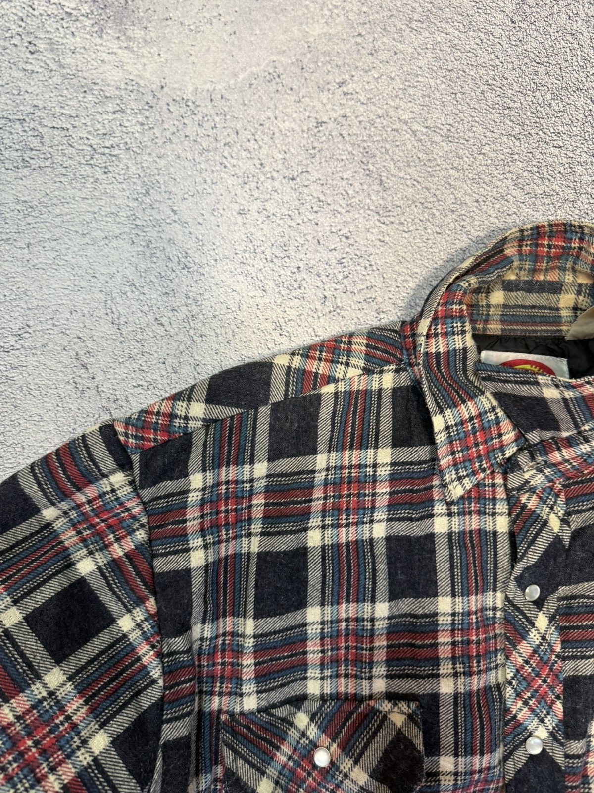 Dickies Vintage Dickies Flannel Shirt Jacket Quilted Lined Mens L Size US L / EU 52-54 / 3 - 16 Thumbnail