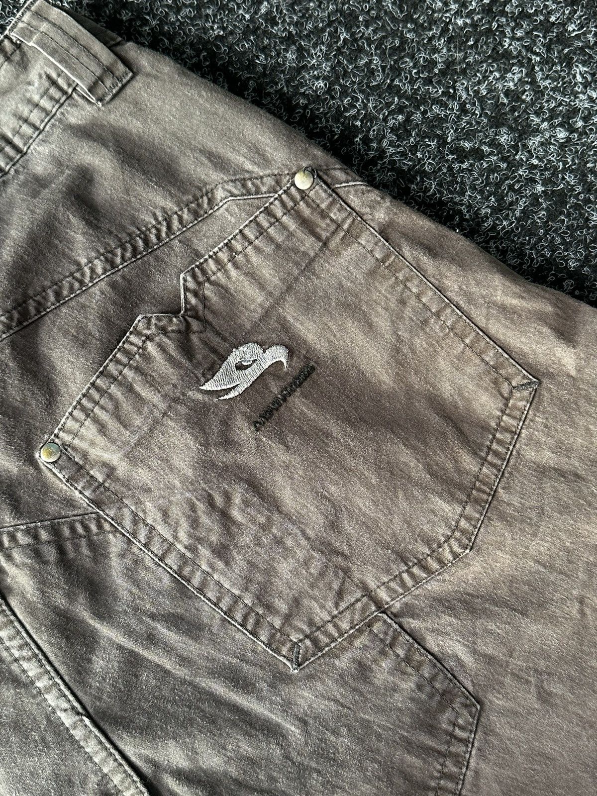 JNCO × Tony Hawk × Vintage Crazy Rare Hawk Plaid JNCO Style Skater Shorts Essential Y2K Size US 31 - 12 Thumbnail