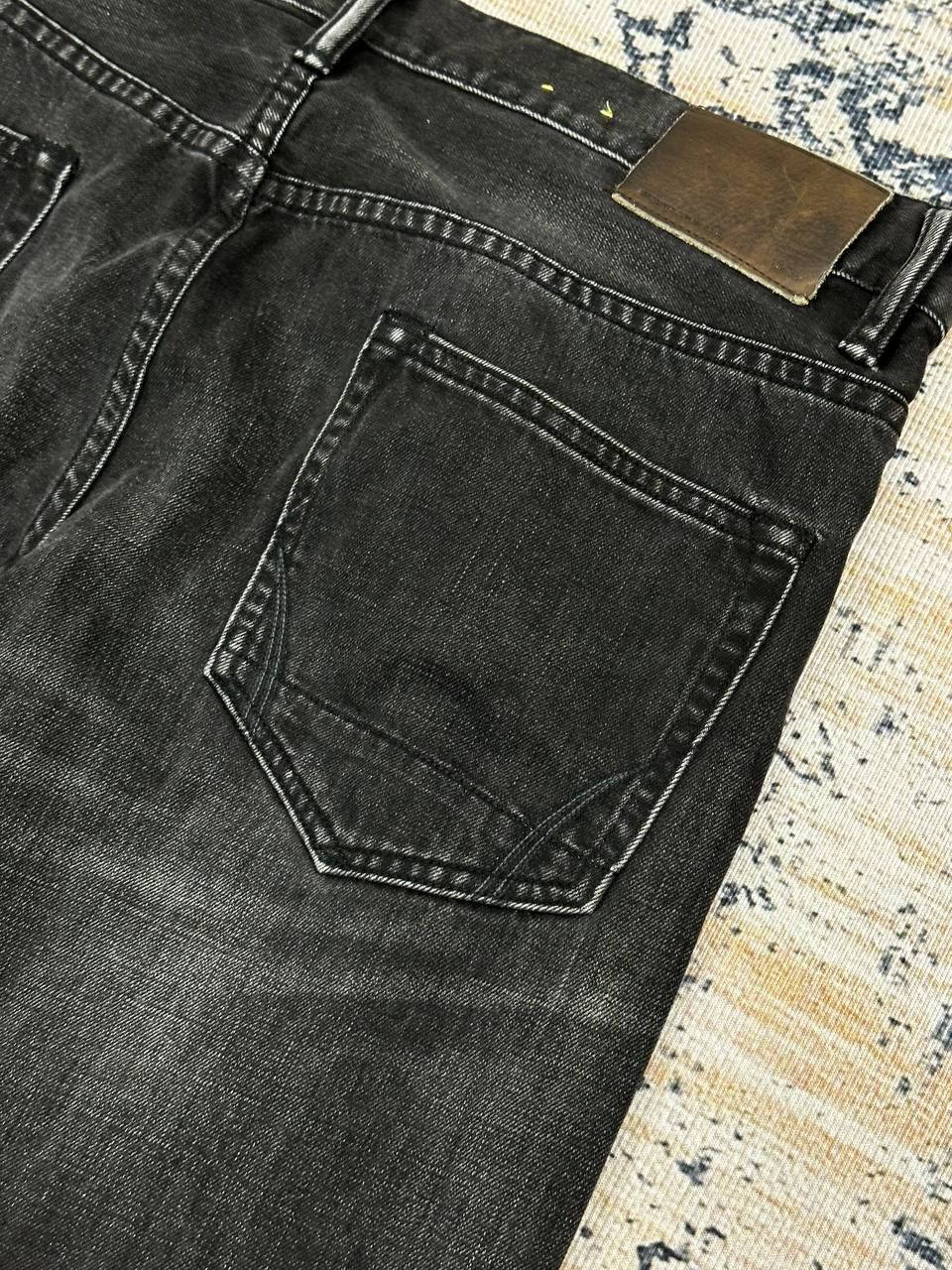 Allsaints Allsaints Dark Denim Iggy Fit Black Jeans Pants Faded Size US 34 / EU 50 - 12 Thumbnail
