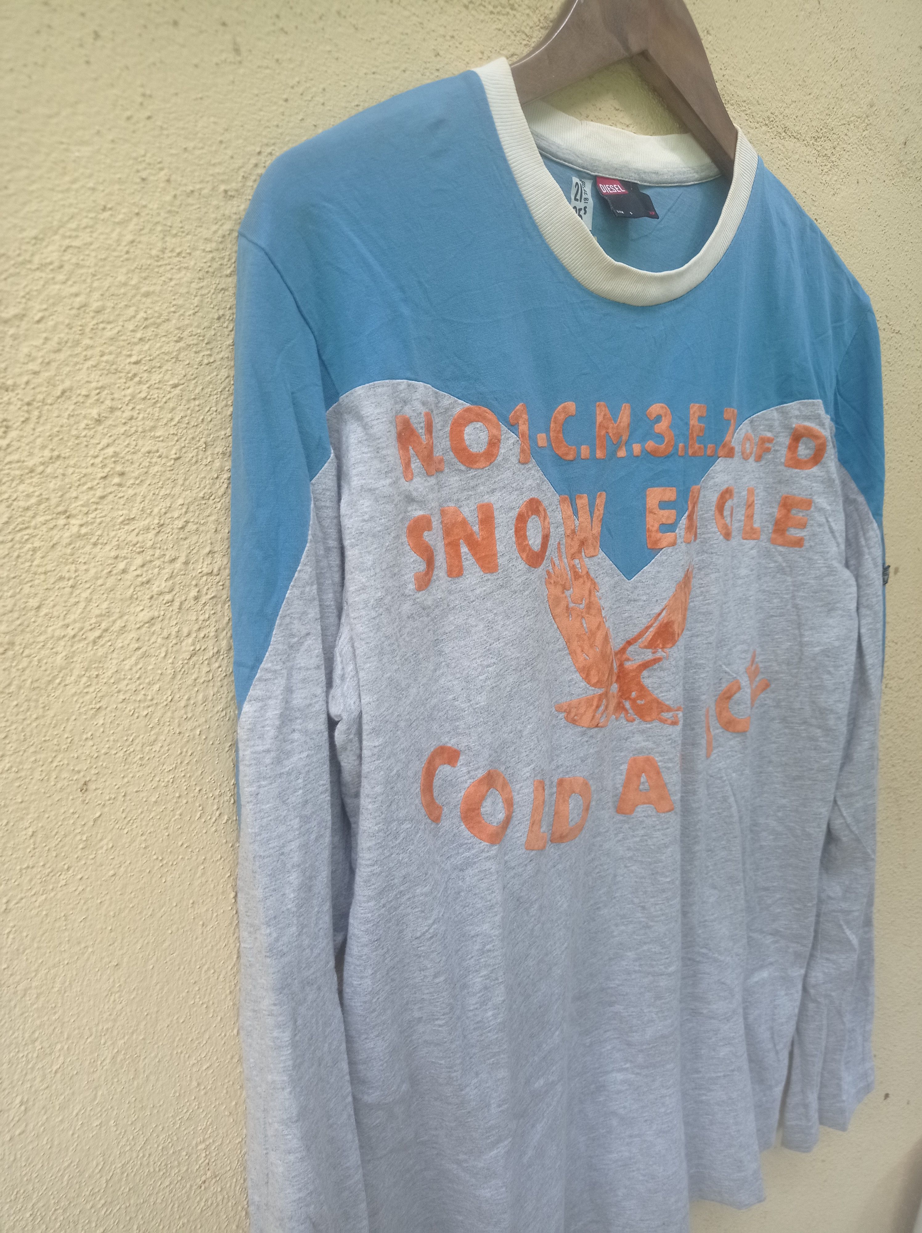 Diesel Diesel snow eagle cold as ice long sleeve #GL48 Size US M / EU 48-50 / 2 - 3 Thumbnail