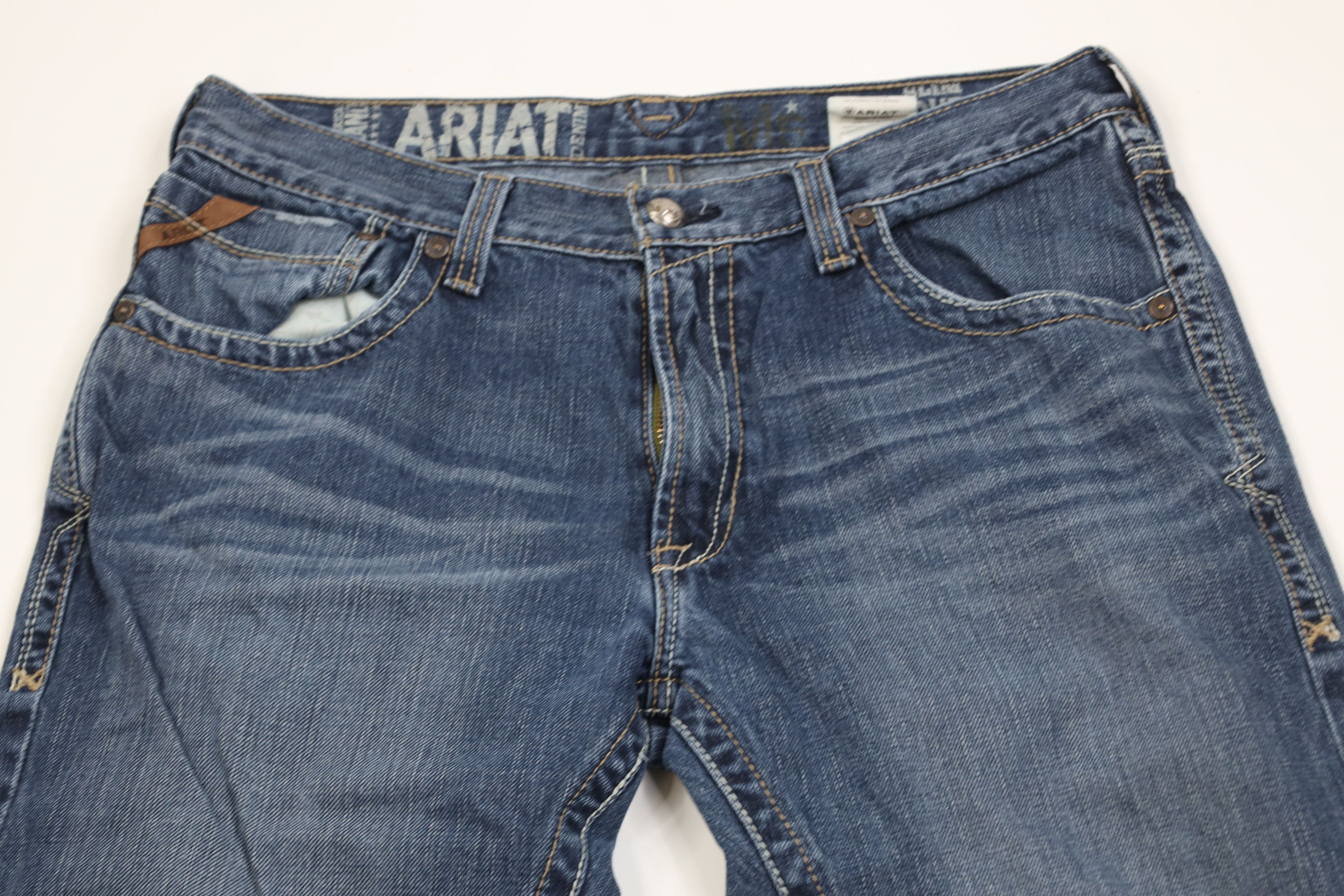 Ariat Ariat M5 Thick Stitch Slim Straight Leg Denim Jeans Workwear Size US 34 / EU 50 - 2 Thumbnail