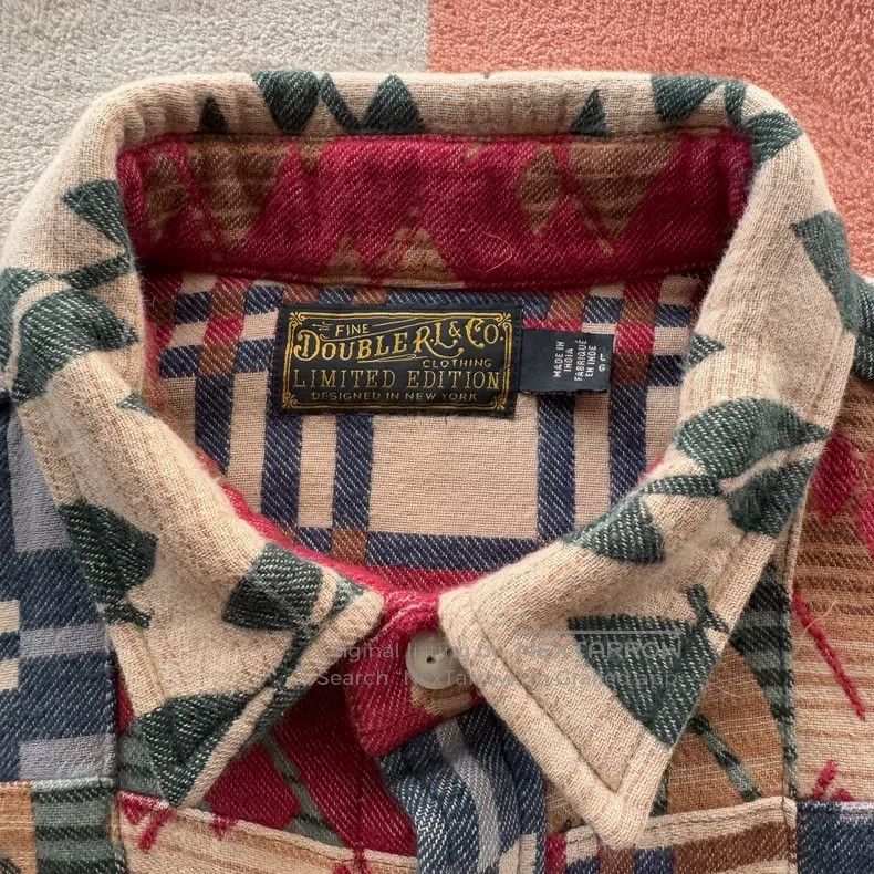 RRL Ralph Lauren RRL Ralph Lauren Baijiabu Splicing Southwest Shirt Size US L / EU 52-54 / 3 - 5 Thumbnail