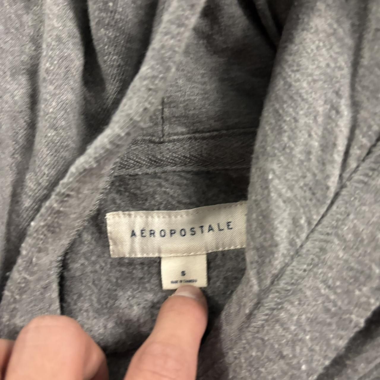 Aeropostale Crazy Vintage Y2K/2000s Grey Aeropostale Spellout Skater Essential Hoodie! Size S Size US S / EU 44-46 / 1 - 6 Thumbnail