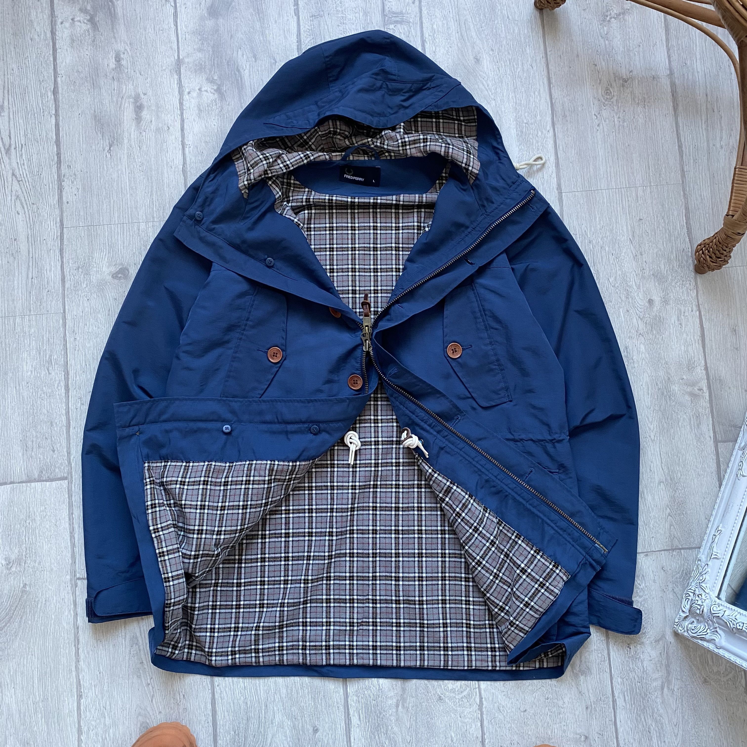 Fred Perry Vintage Fred Perry Nylon Parka Jacket Coats Size US L / EU 52-54 / 3 - 6 Thumbnail