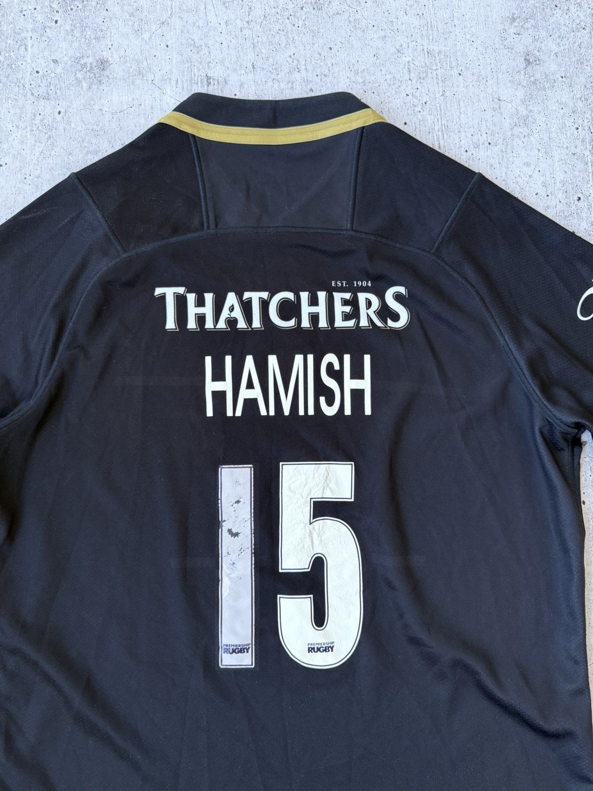 Canterbury of New Zealand Canterbury Bath Rugby 2017/2018 Hamish #15 Jersey Size US XL / EU 56 / 4 - 8 Thumbnail