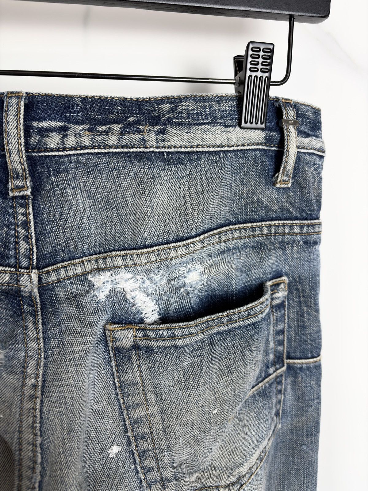 Dior AW12 Dior Homme Faded Indigo Jake Denim Jeans KVA Size US 28 / EU 44 - 6 Thumbnail