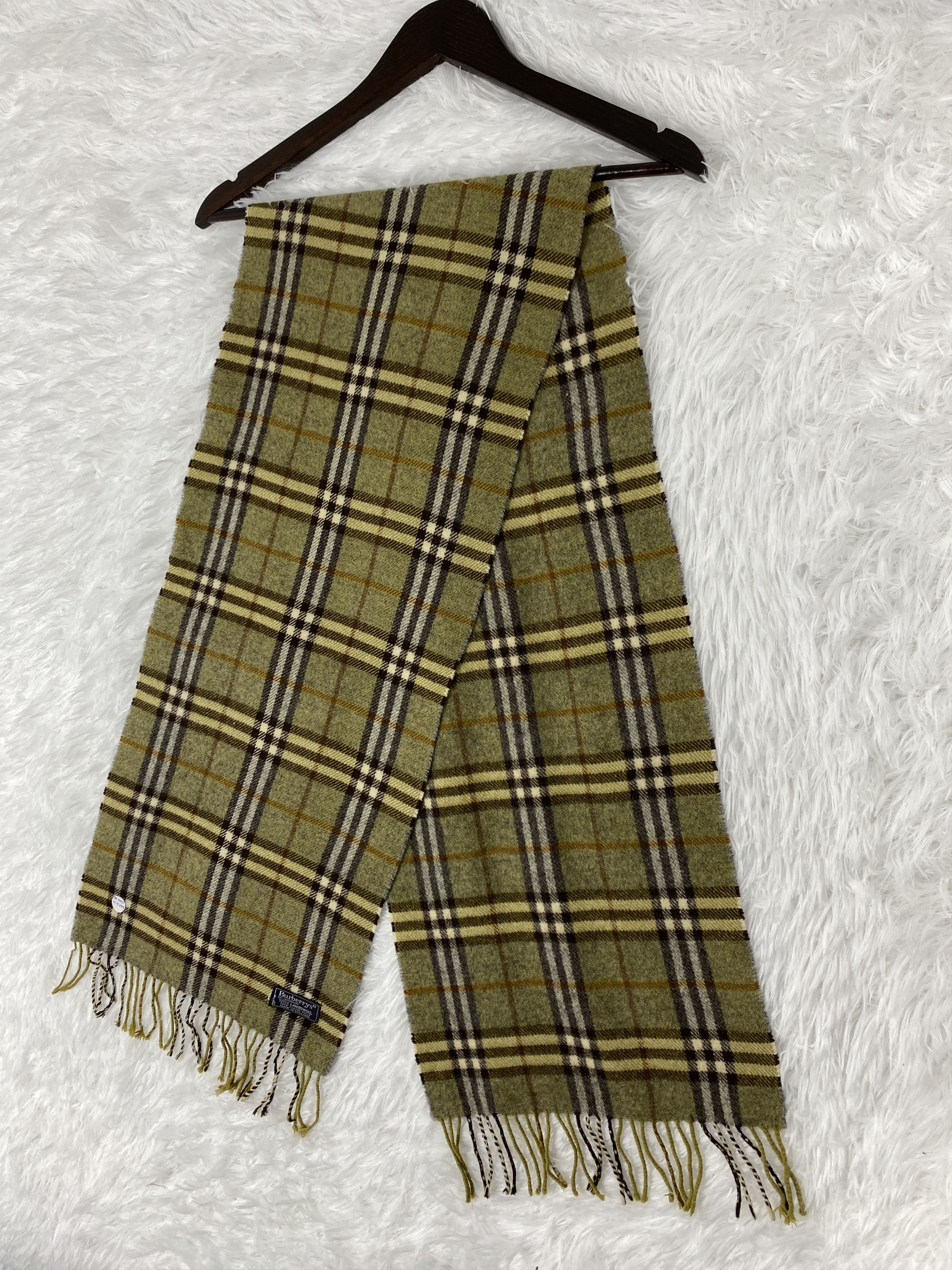 Burberry Vintage Burberry Scarf / Muffler Neckwear PM0043 Size ONE SIZE - 4 Thumbnail