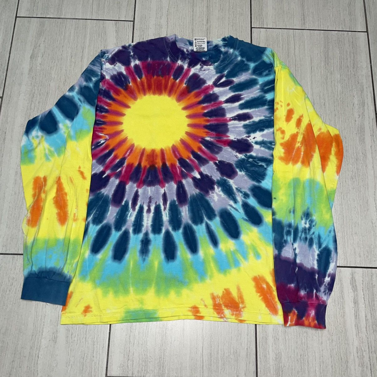 Anvil Vintage Tye Dye Longsleeve Size US L / EU 52-54 / 3 - 1 Thumbnail