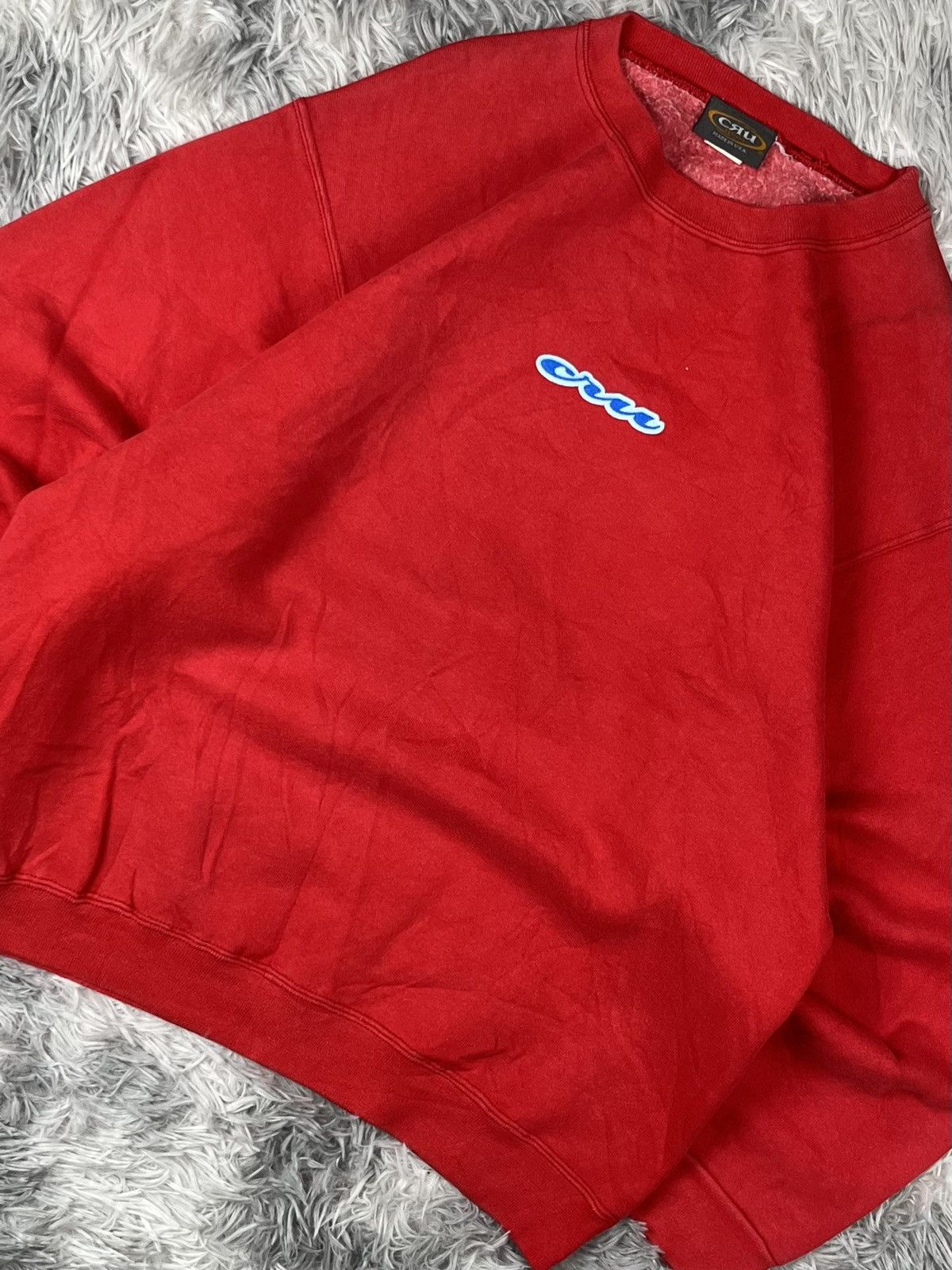 Vintage Vintage CRU Surf Sweatshirt Size US M / EU 48-50 / 2 - 2 Thumbnail