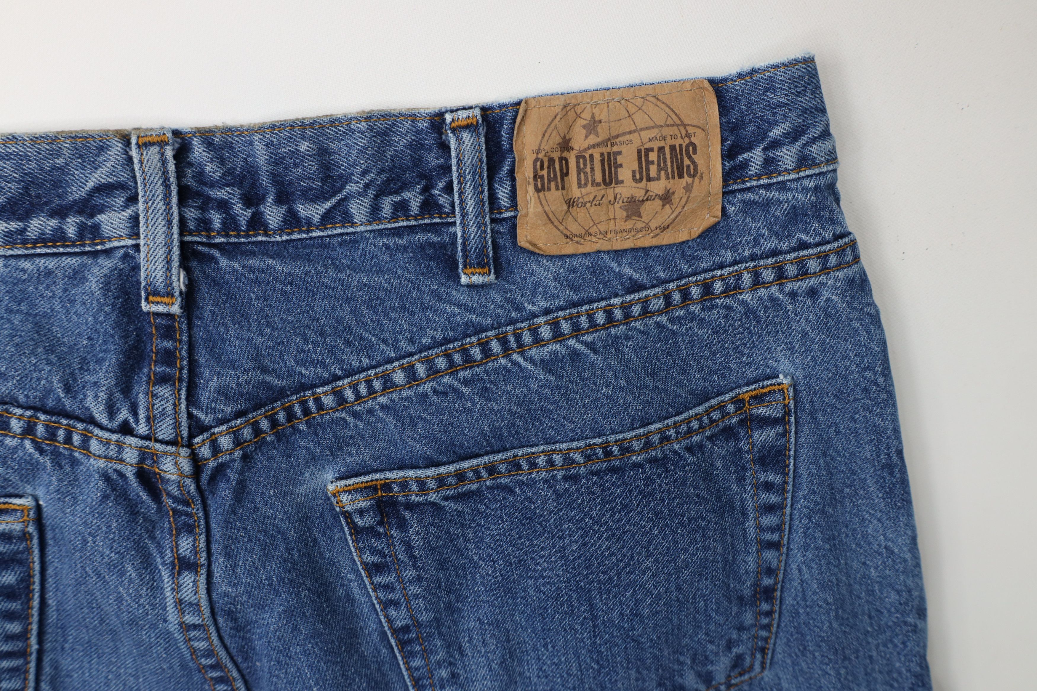 Gap Vintage Y2K 2000 Gap Relaxed Fit Denim Jeans Blue Cotton Size US 36 / EU 52 - 14 Thumbnail