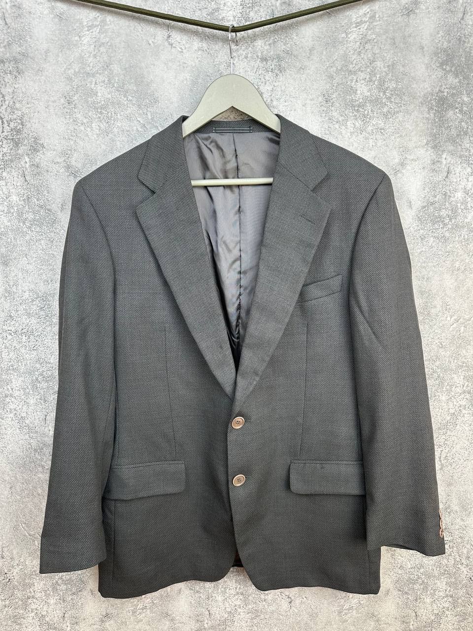 Ermenegildo Zegna RRP $1800 Ermenegildo Zegna Soft Wool Blazer Jacket Gray Size 50R - 1 Thumbnail