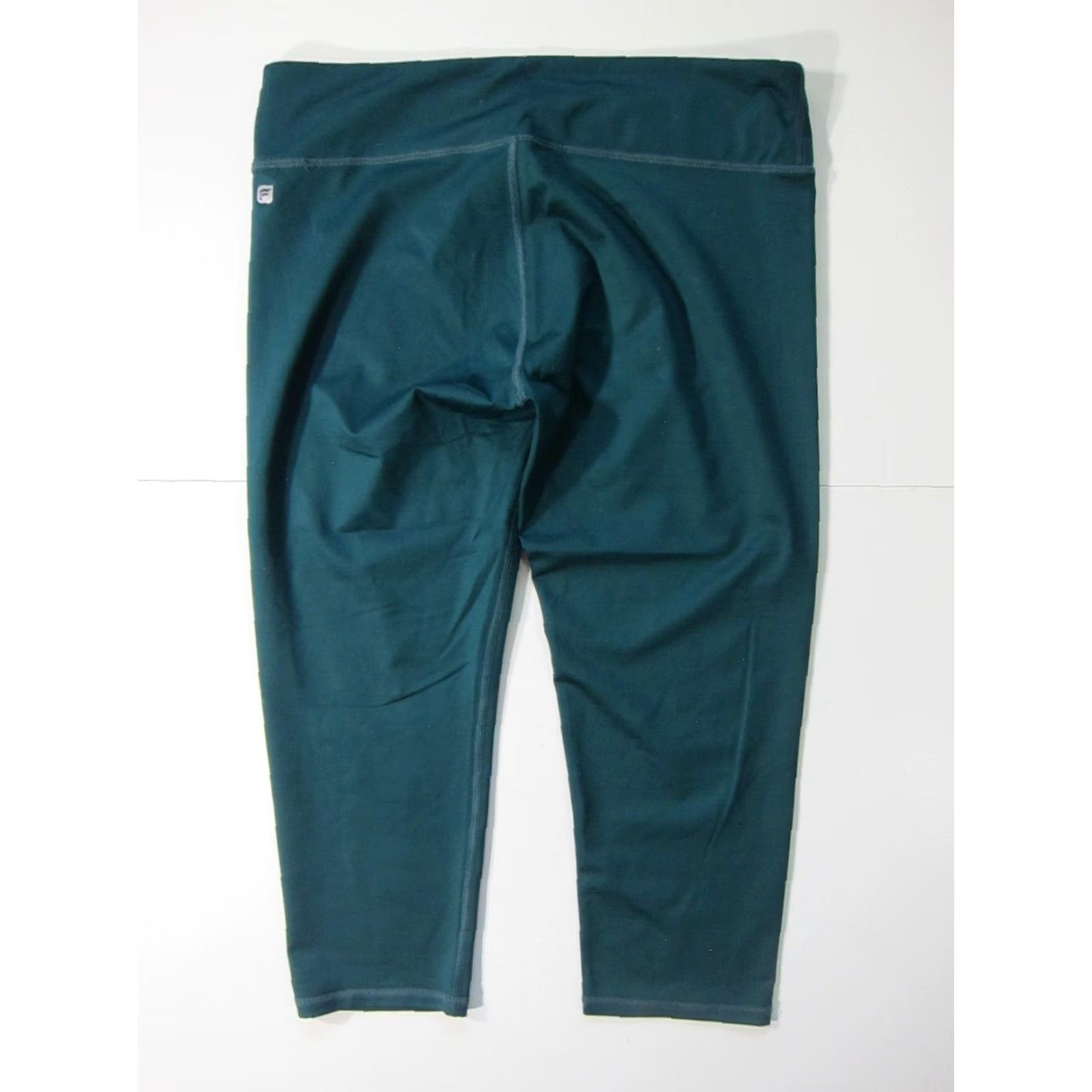 Fabletics Fabletics Green Stretch Yoga Run Gym Cropped Capri Legging Pant Women Large Size 36" / US 14 / IT 50 - 2 Thumbnail