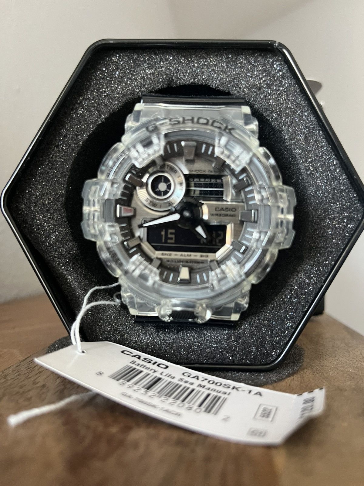 Casio CASIO G-SHOCK Men's Watch Clear skeleton GA-700SK-1A USA Size ONE SIZE - 13 Thumbnail