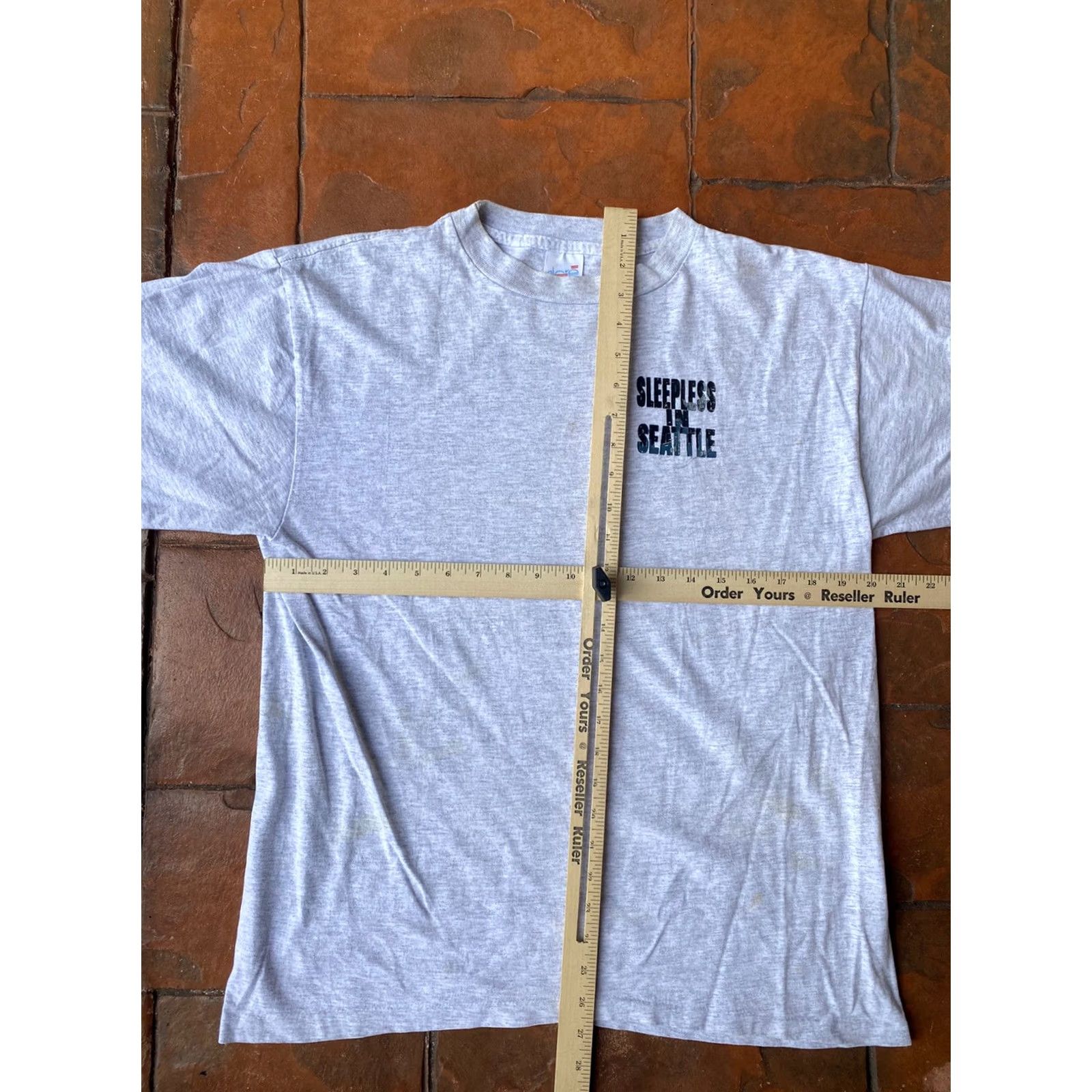 Vintage VINTAGE Sleepless In Seattle Movie Promo Single Stitched Gray T Shirt Large Size US L / EU 52-54 / 3 - 7 Thumbnail