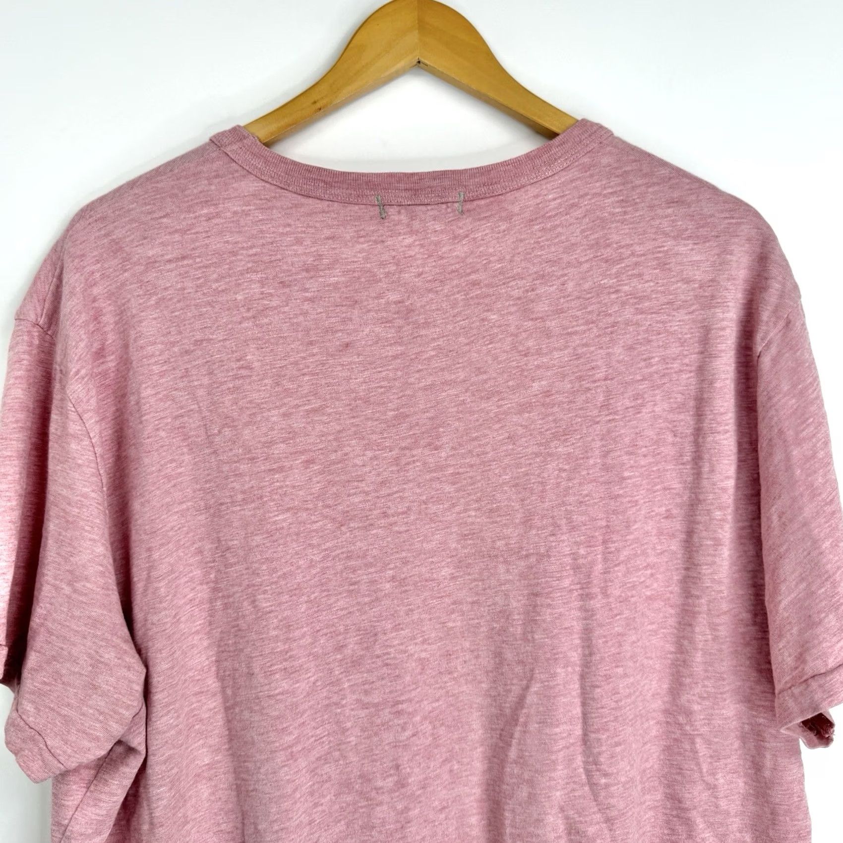 Alex Mill Alex Mill Shirt Mens XL Heather Pink Short Sleeve Cotton Casual Preppy T-Shirt Size US XL / EU 56 / 4 - 7 Thumbnail