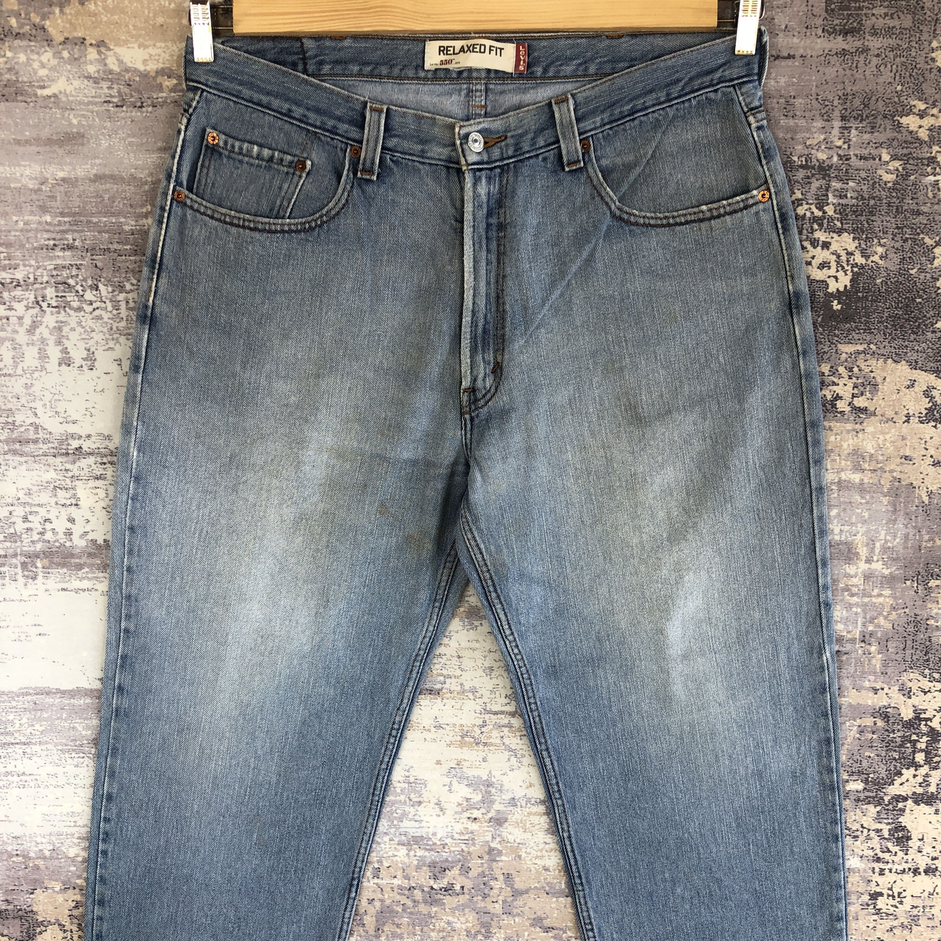 Levi's Vintage Levi's 550 Sun Faded Jeans Levis Light Wash Denim Size US 36 / EU 52 - 3 Thumbnail