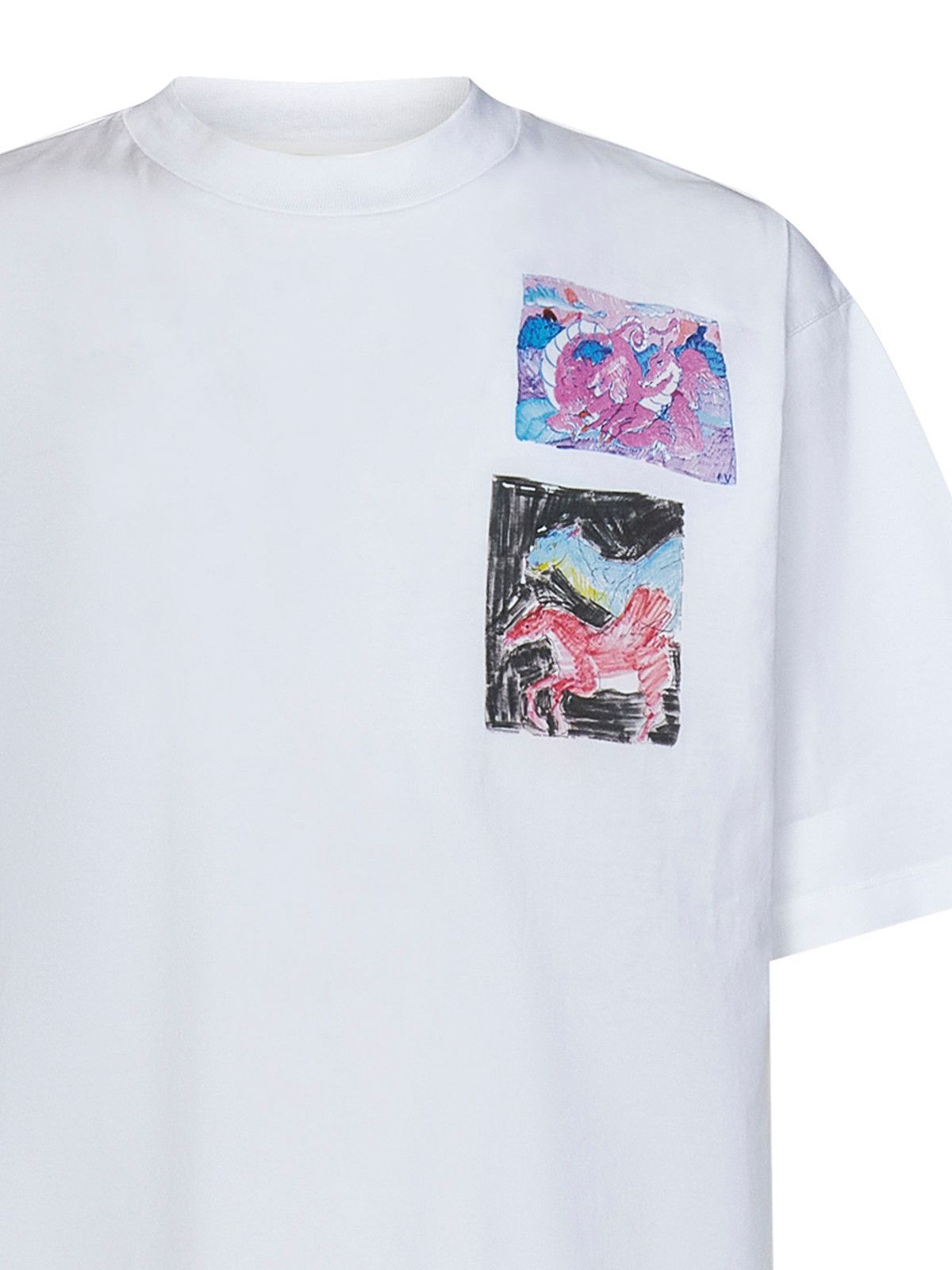 Marni o1y0225 Crewneck T-Shirt in White Size US M / EU 48-50 / 2 - 3 Thumbnail