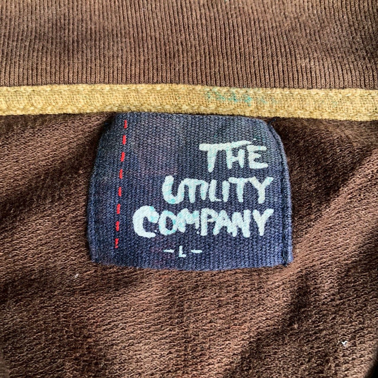 Japanese Brand Vintage Y2K The Utility Company Brown Track Jacket Size US L / EU 52-54 / 3 - 6 Thumbnail